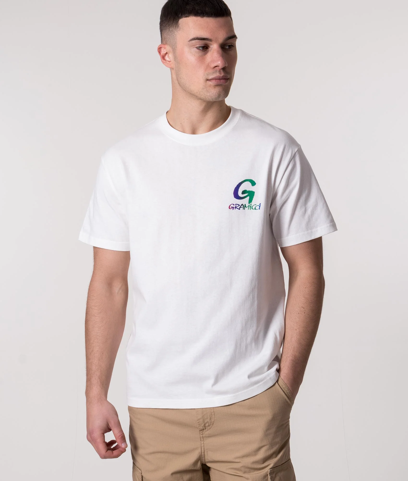 Relaxed Fit Stacked Logo T-Shirt - Image 2