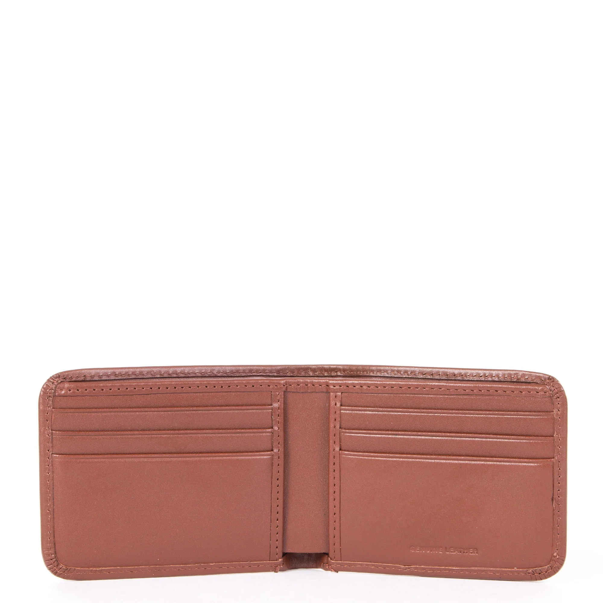 Regular Fit Graphic Leather Bilfold Wallet - Image 2