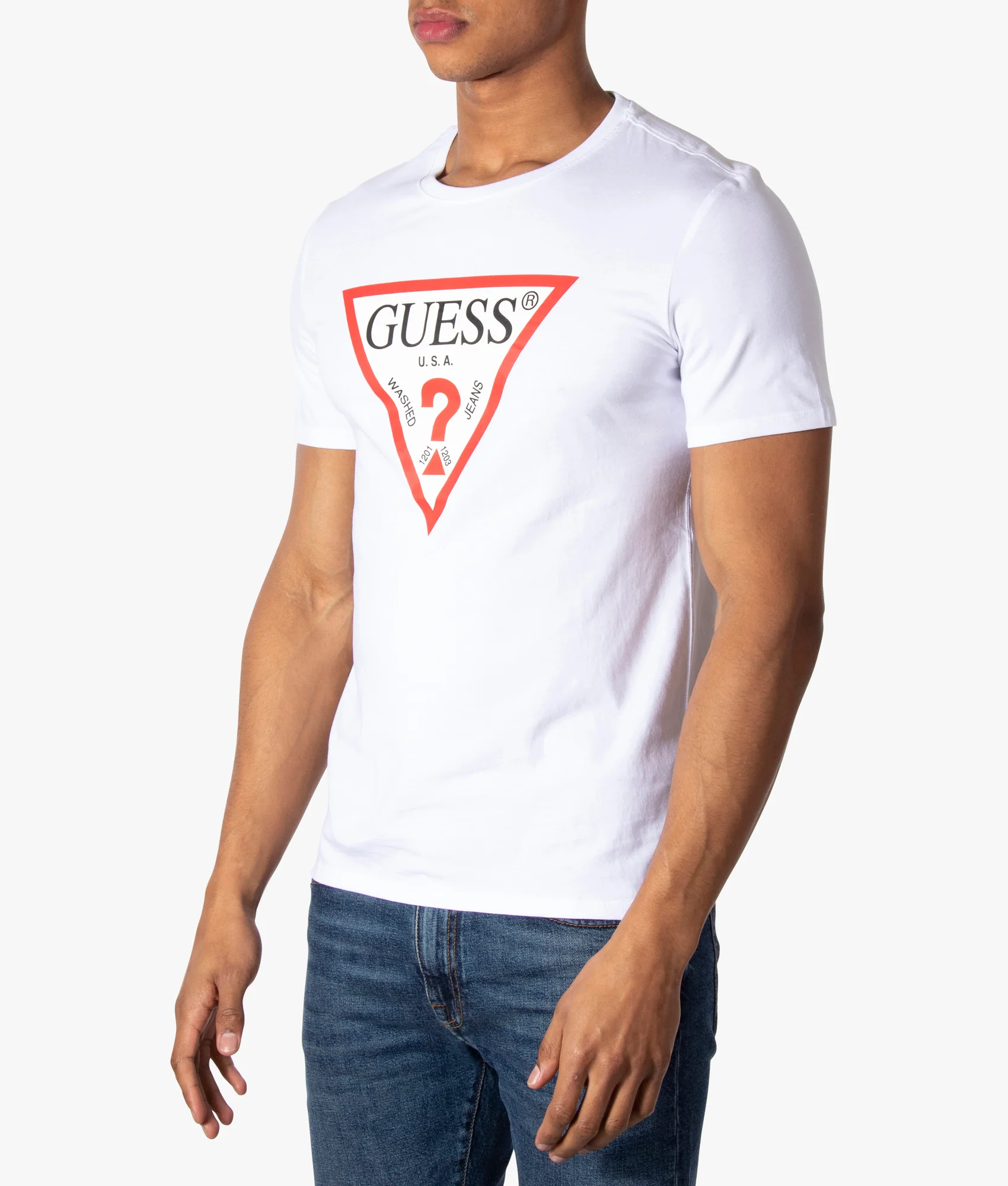 Center Triangle Original Logo Slim Fit T-Shirt - Image 3