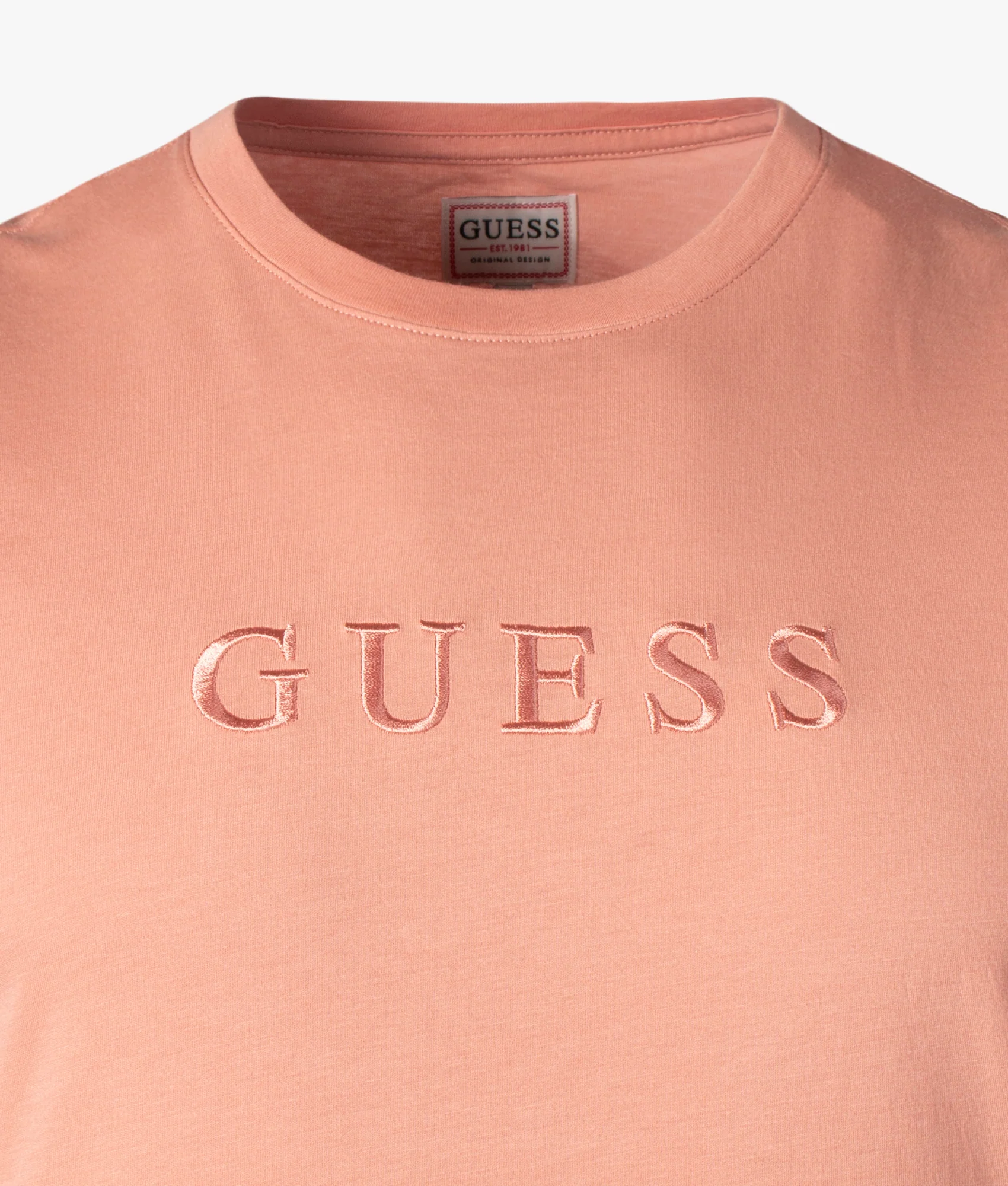Pima Embroidered Tone On Tone Logo T-Shirt - Image 2