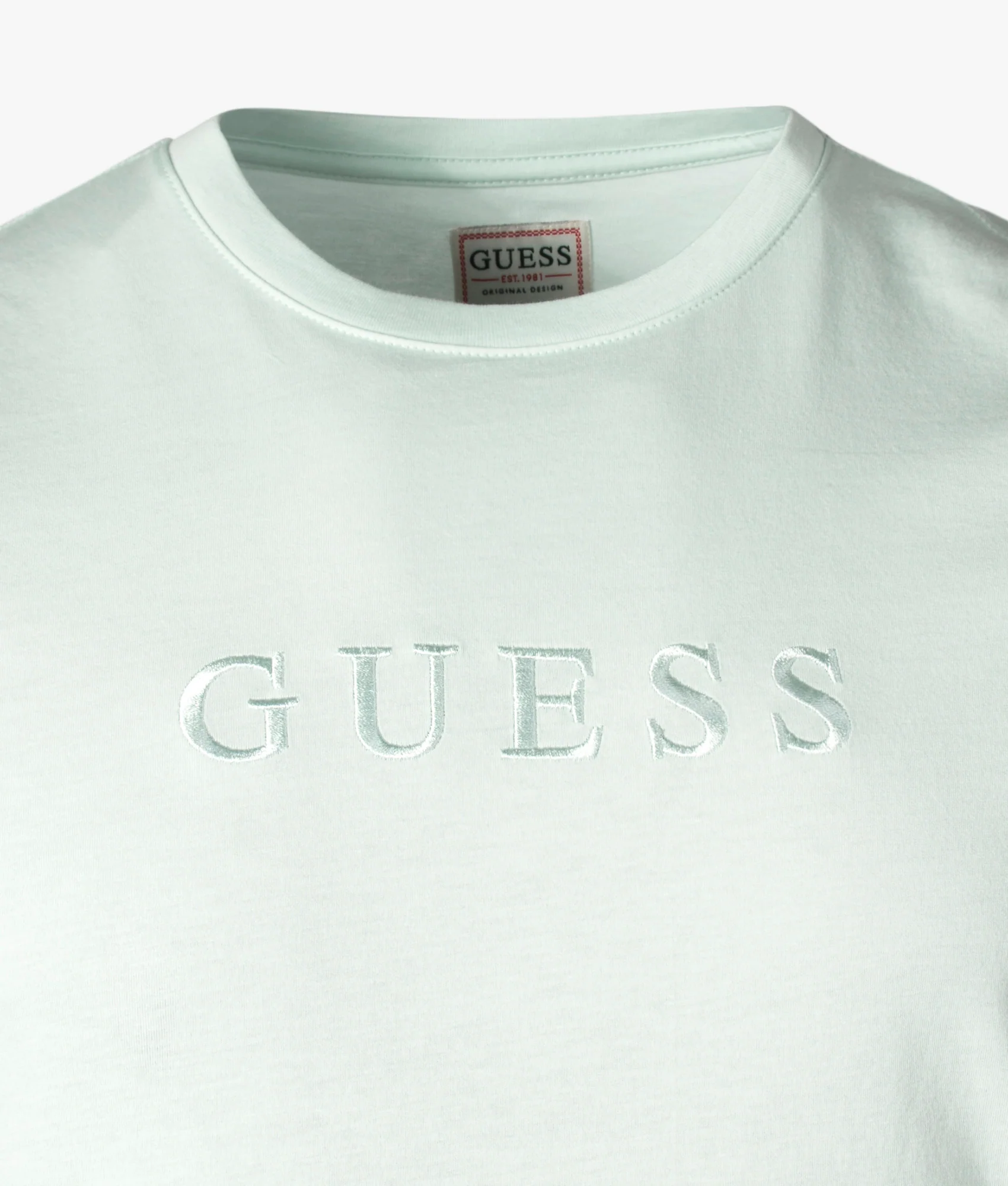 Pima Embroidered Tone On Tone Logo T-Shirt - Image 2