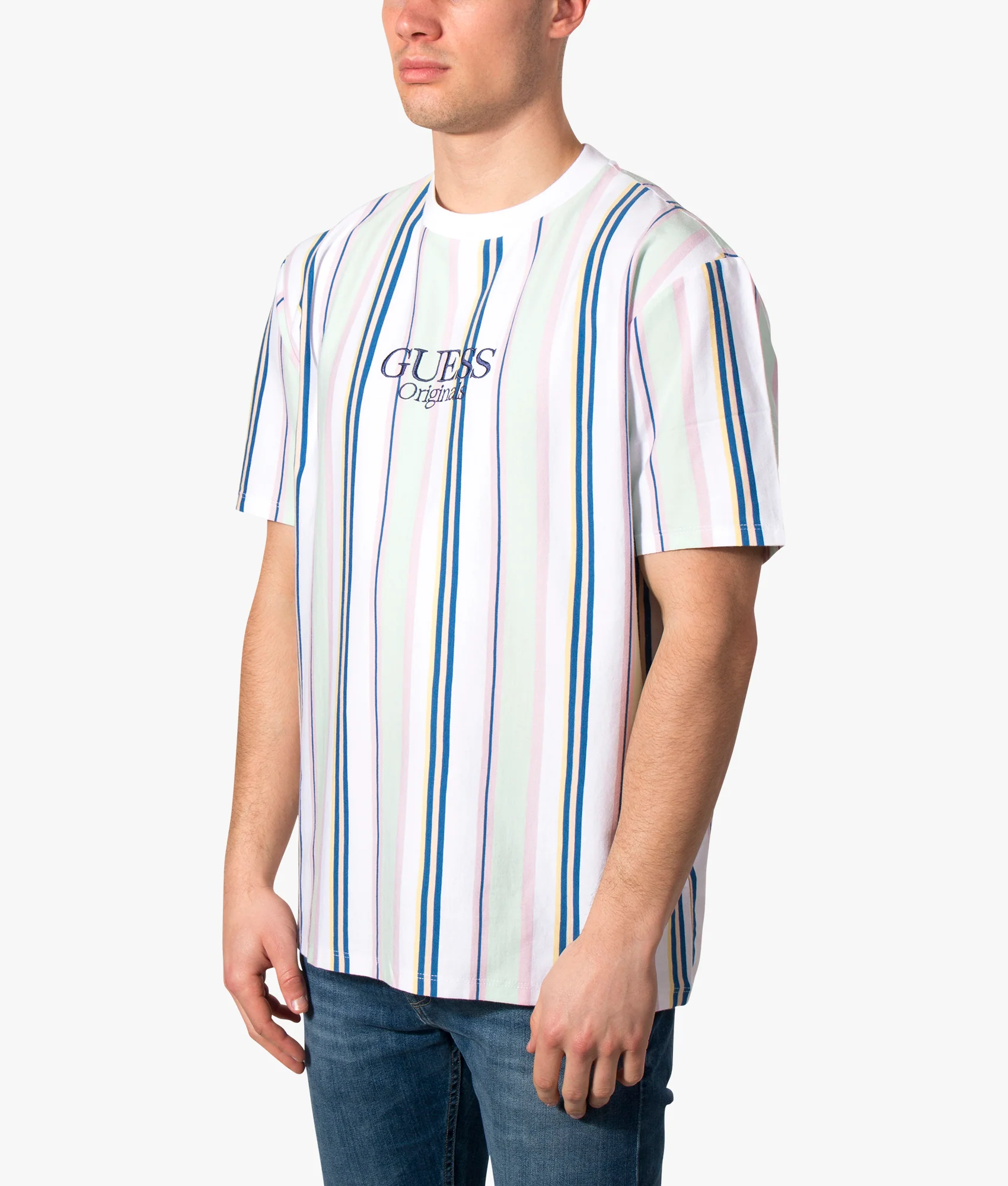 GO Gibson Short Sleeved Stripe T-Shirt - Image 3