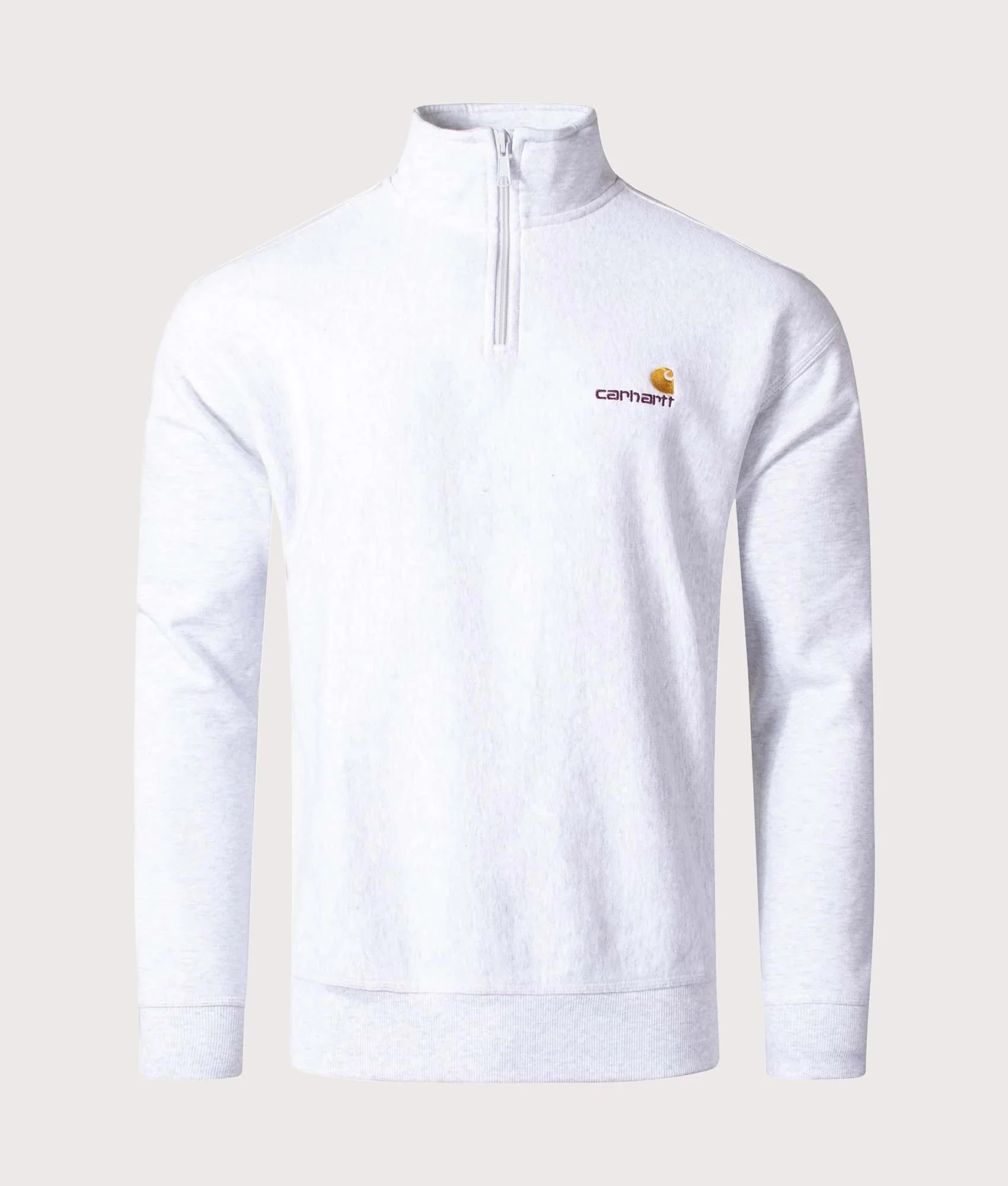 Loose Fit Quarter Zip American Script Sweatshirt
