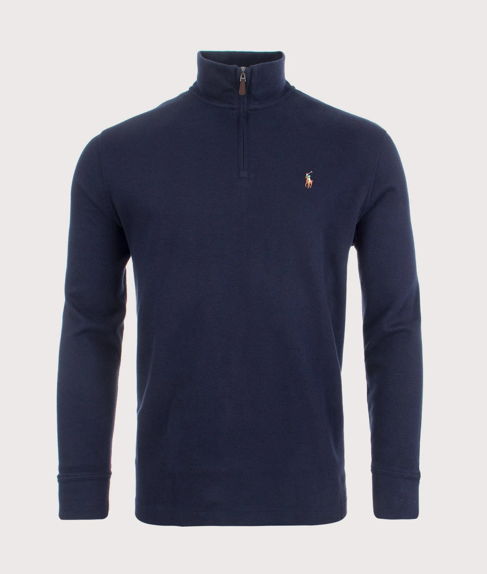 Estate-Rib Quarter Zip Knit Jumper