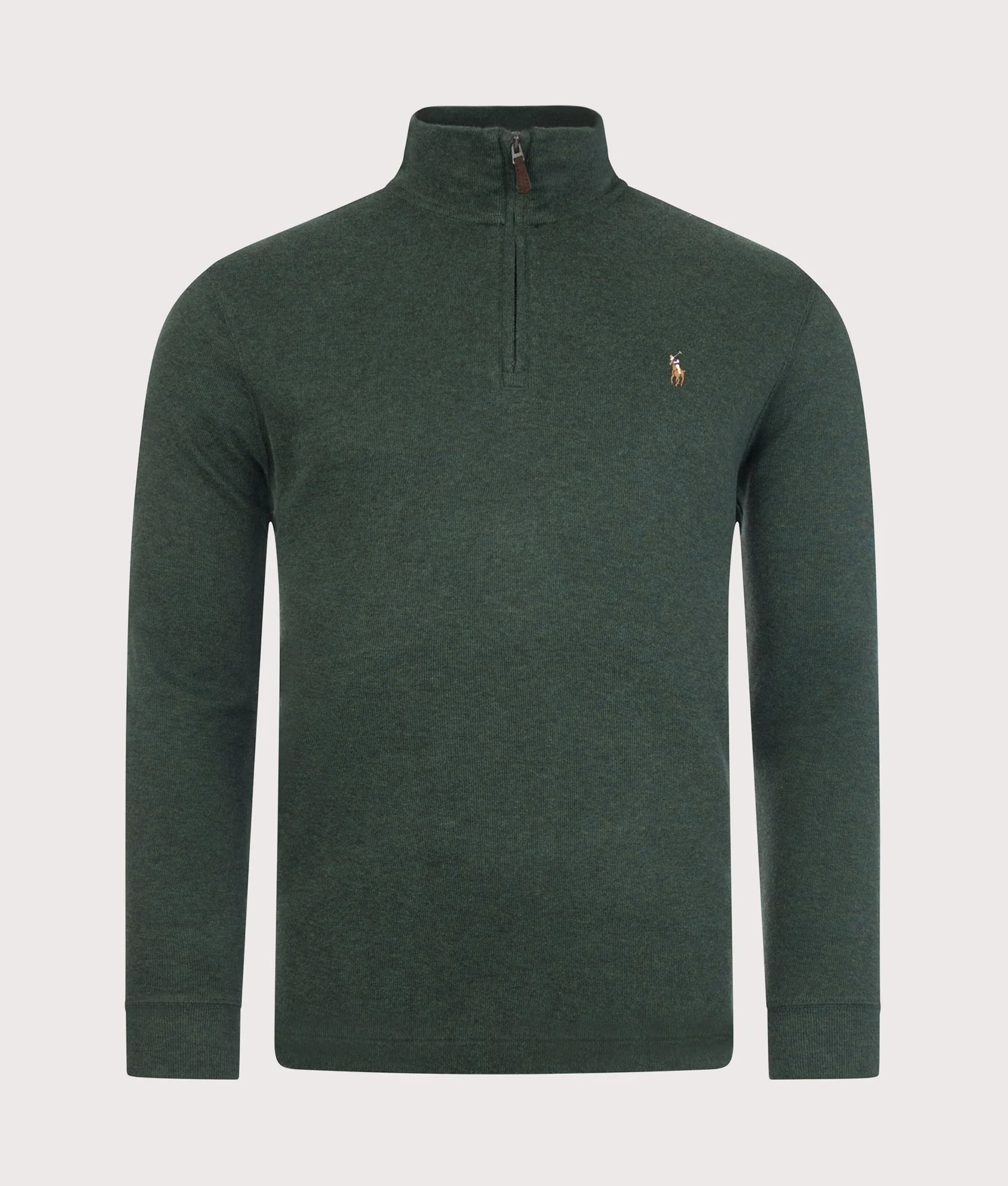 Estate-Rib Quarter Zip Knit Jumper