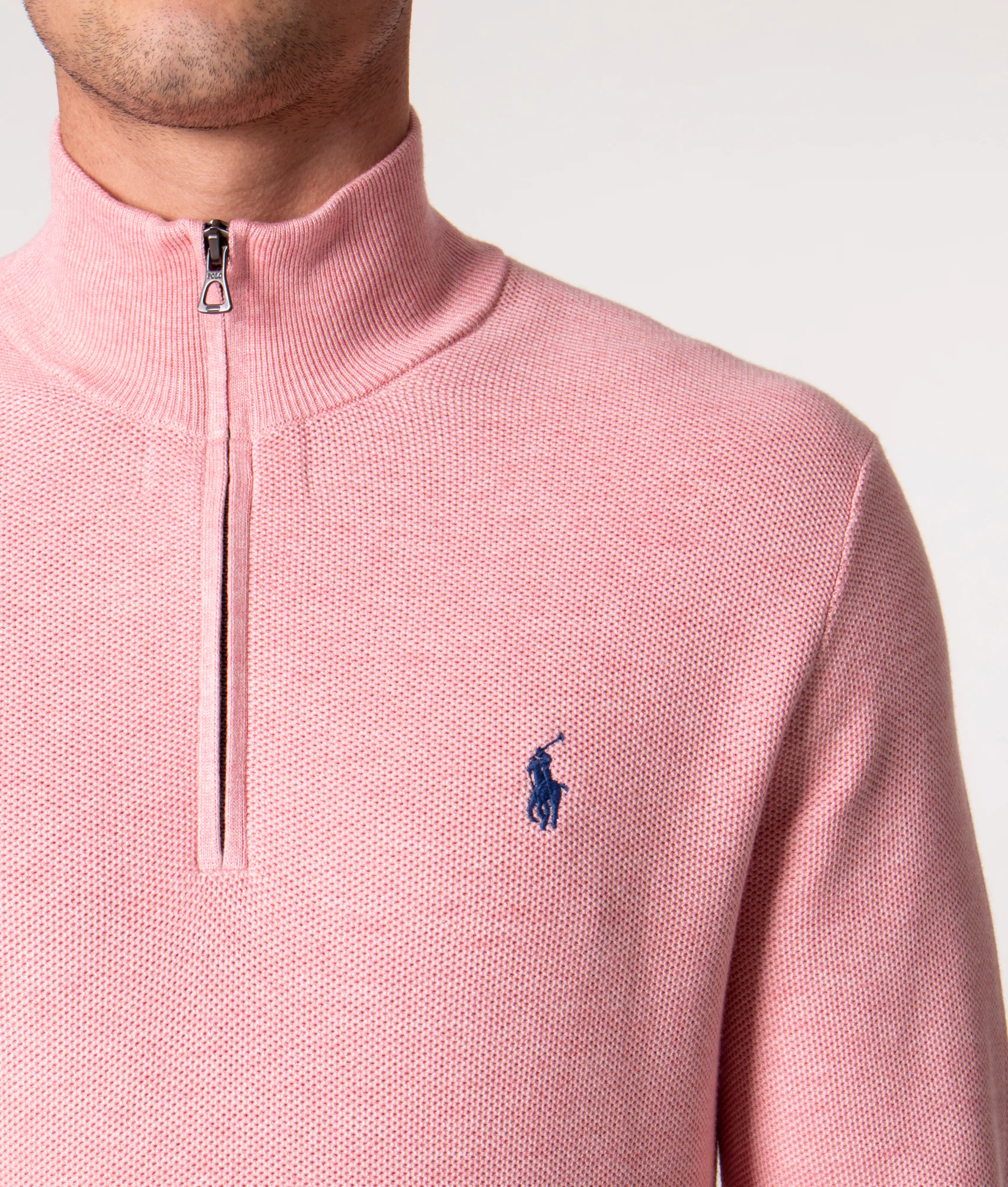 Quarter Zip Mesh Sweatshirt - Image 2