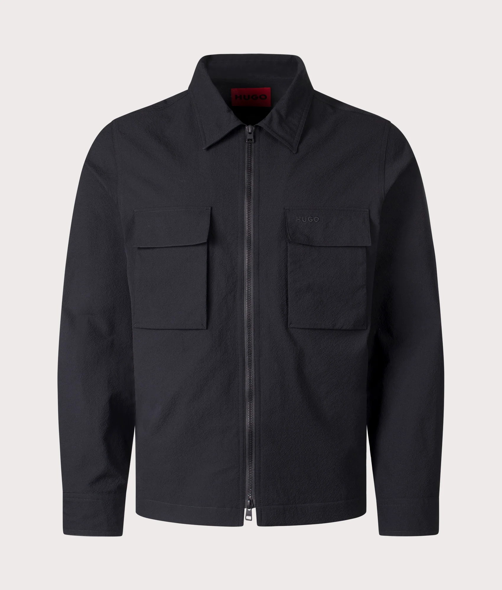 Relaxed Fit Eselio Zip Overshirt