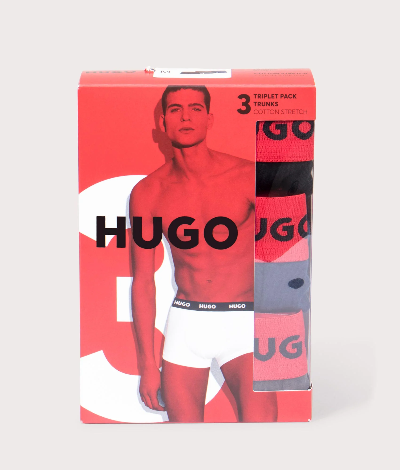Three Pack Cotton Stretch Trunks - Image 2