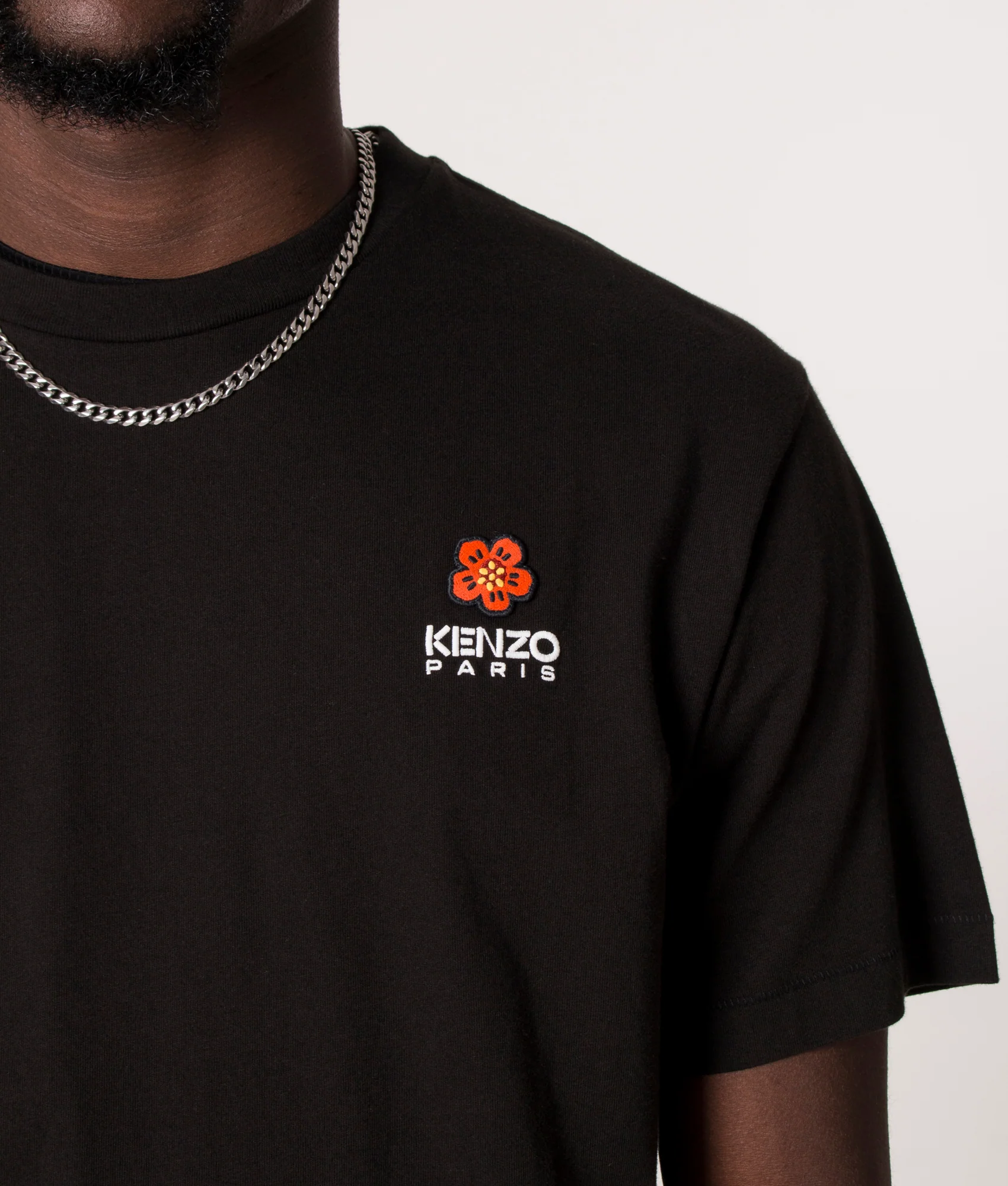 Boke Flower Crest Logo T-Shirt - Image 2