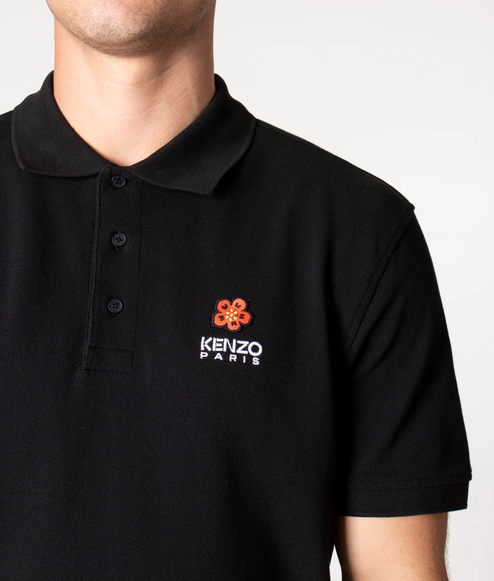 Boke Flower Crest Logo Polo Shirt - Image 2