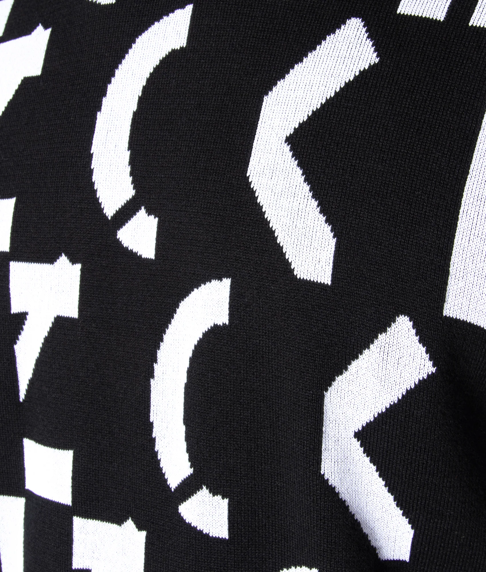 Abstract Monogram Jumper - Image 2