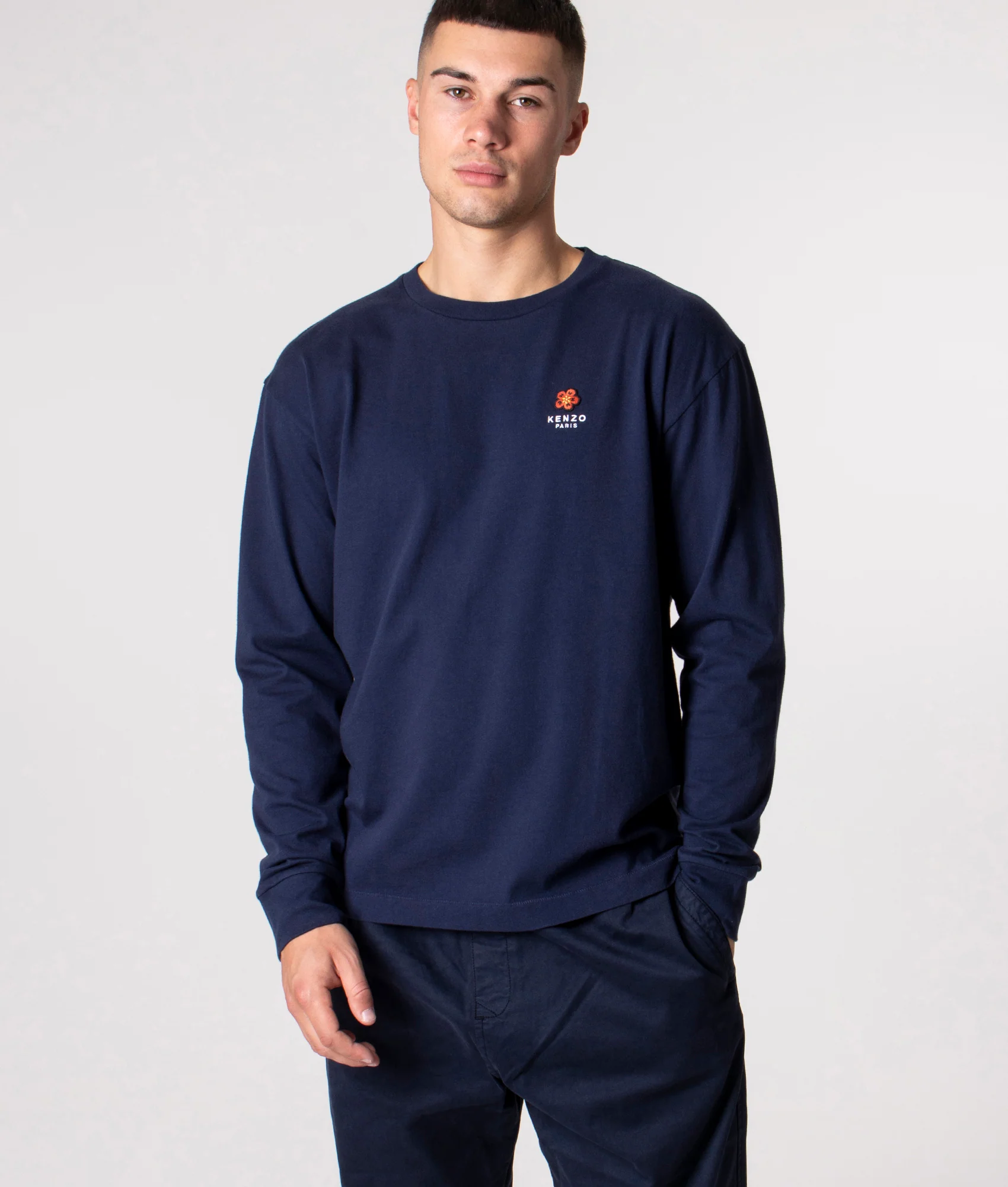 Long Sleeve Boke Flower T-Shirt - Image 2