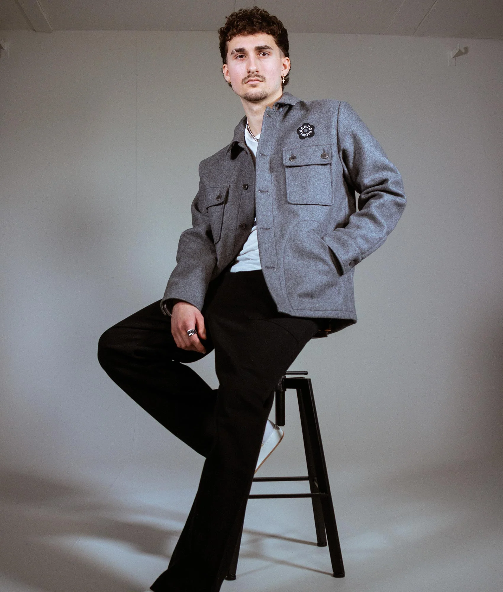 Wool Boke Flower 2.0 Overshirt - Image 2