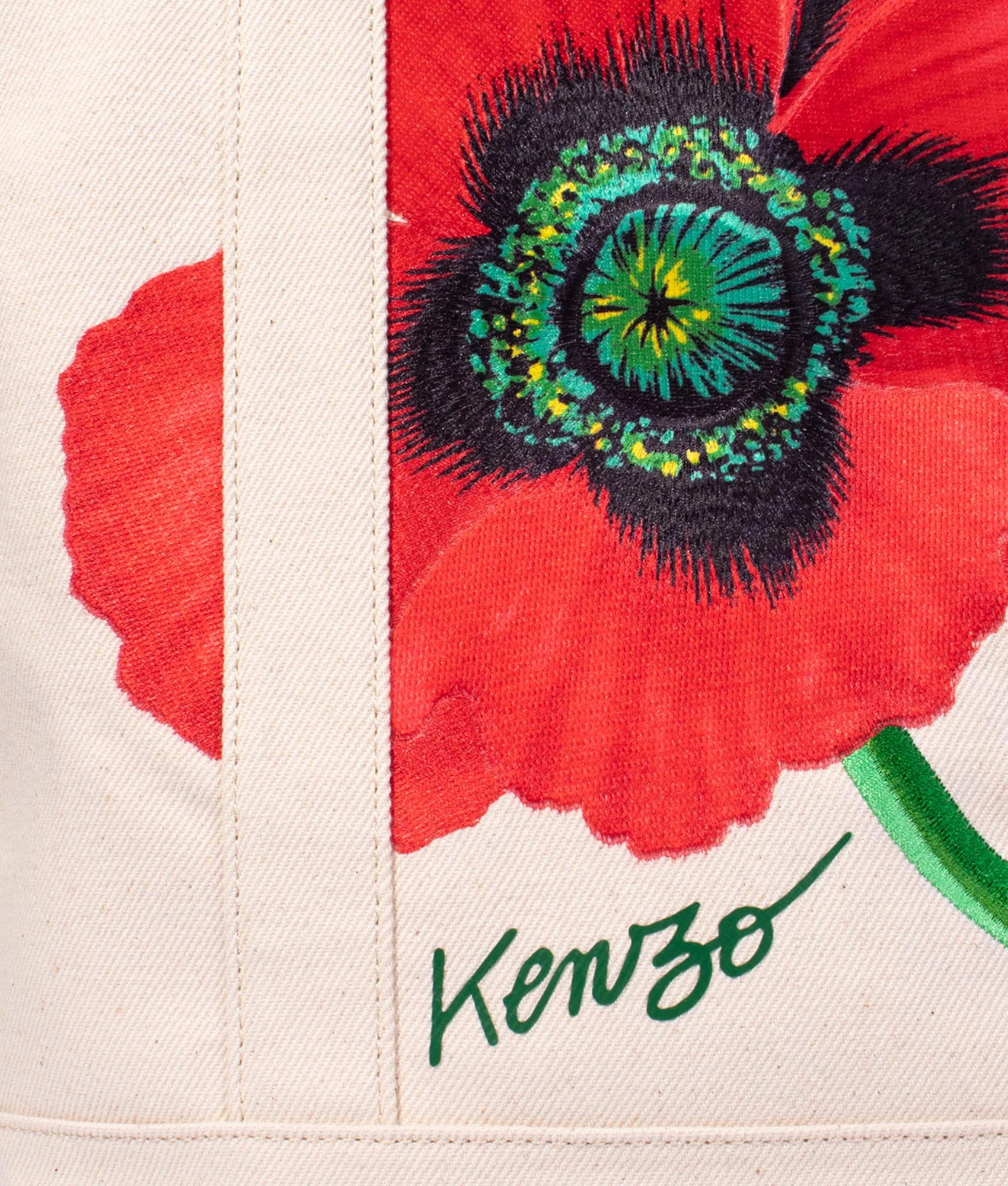 KENZO Poppy Tote Bag - Image 2