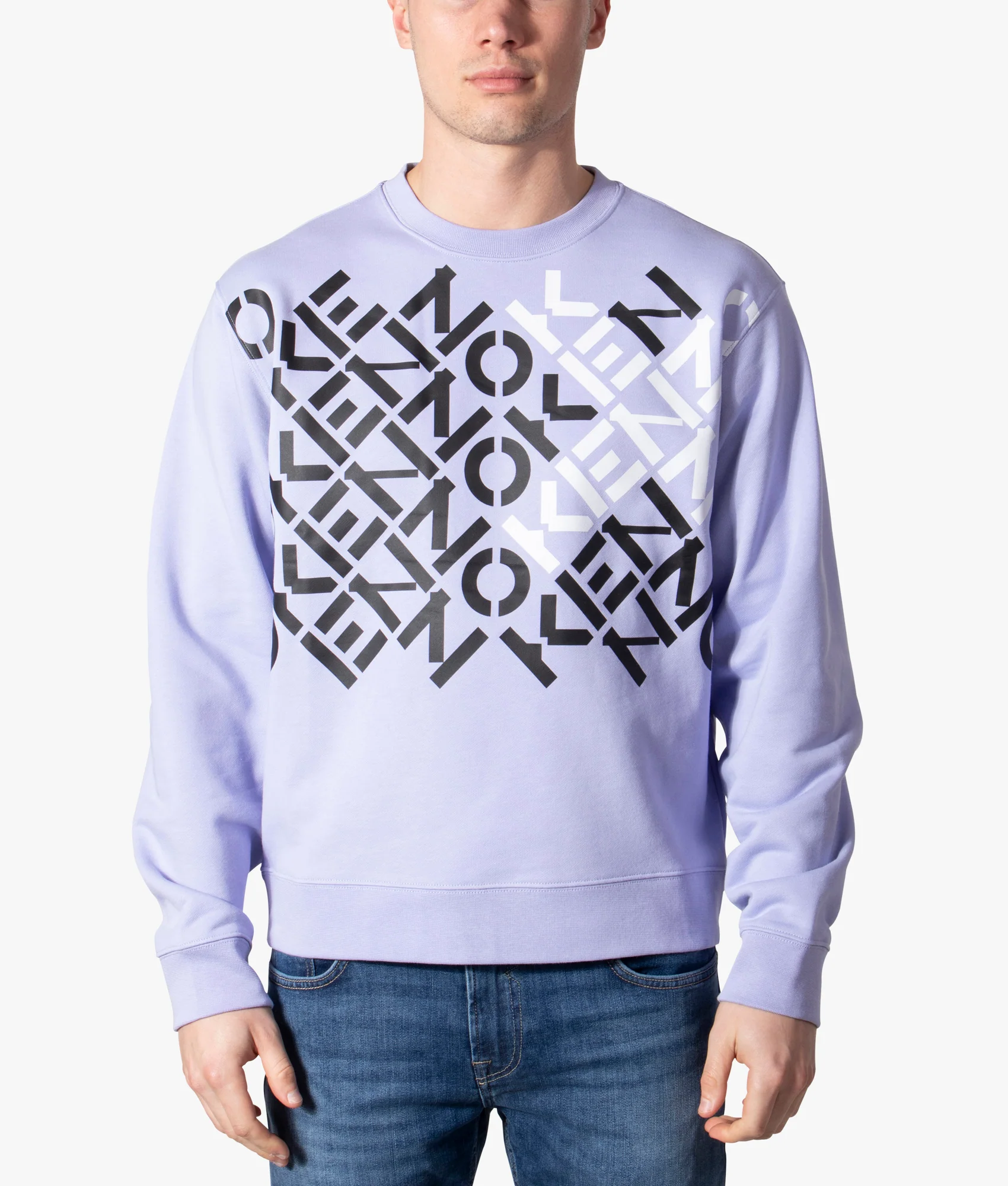 Relaxed Fit Kenzo Sport Monogram Sweatshirt
