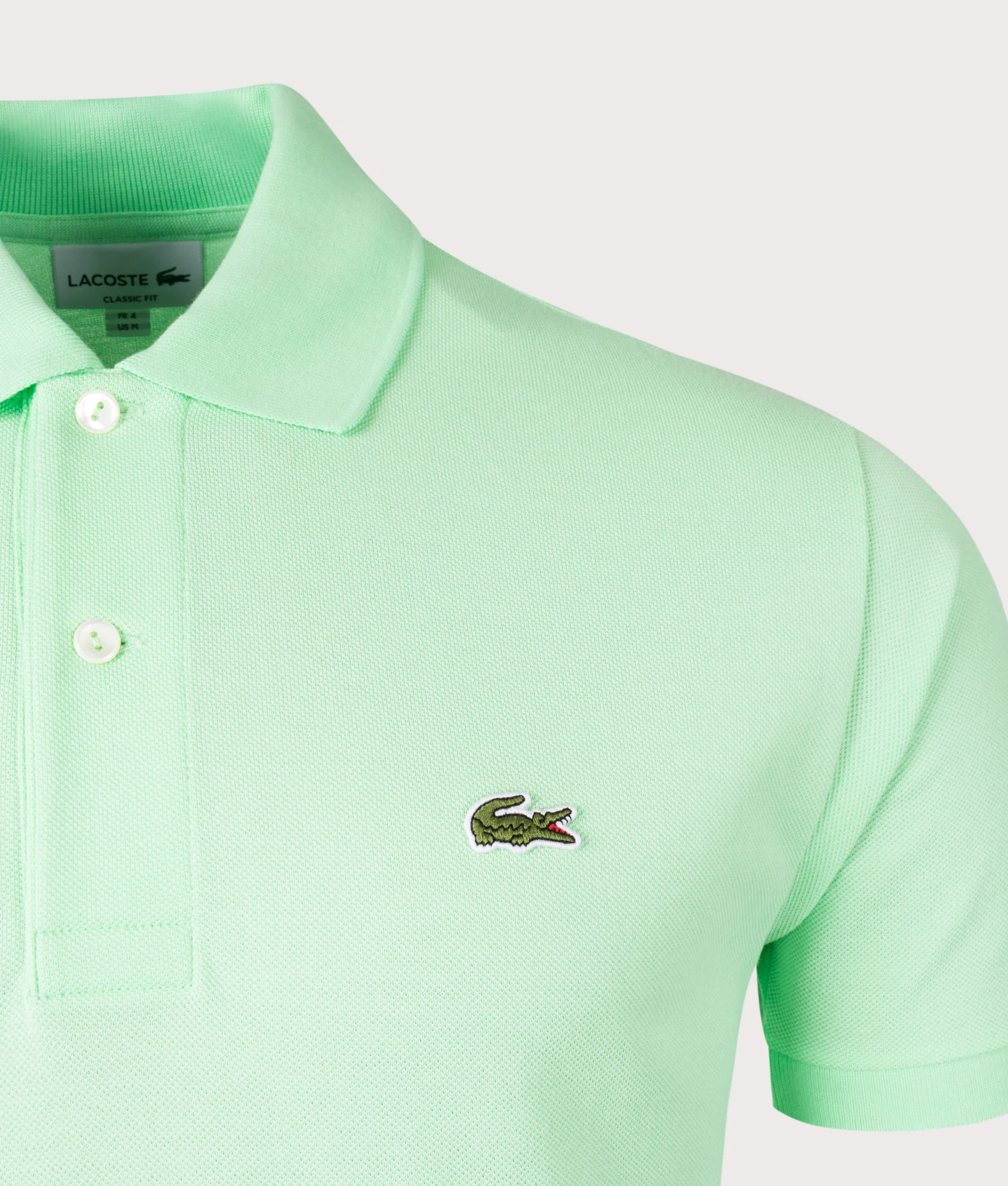 Classic Fit L1212 Croc Logo Polo Shirt - Image 2
