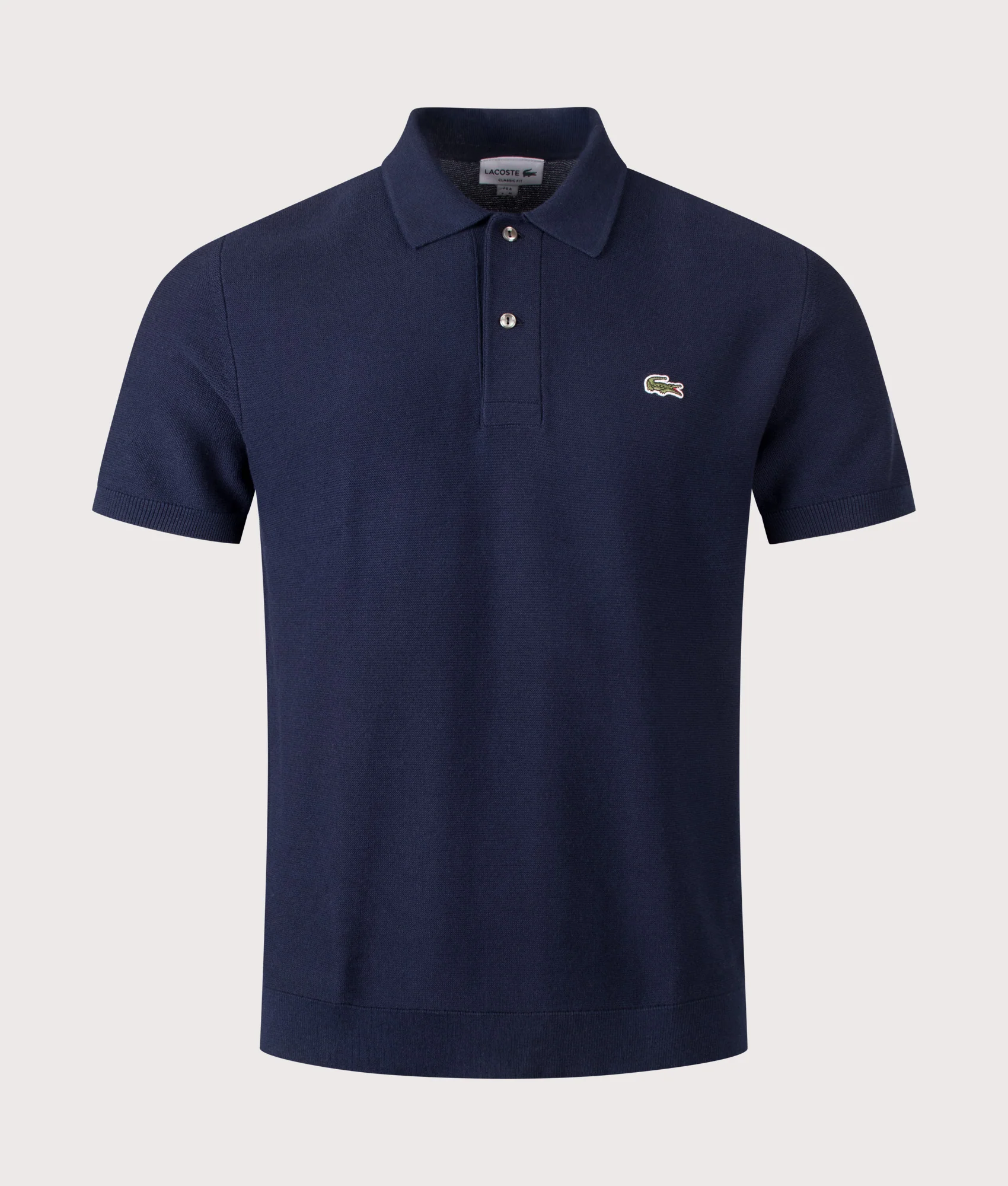 Classic Fit Knitted Polo Shirt