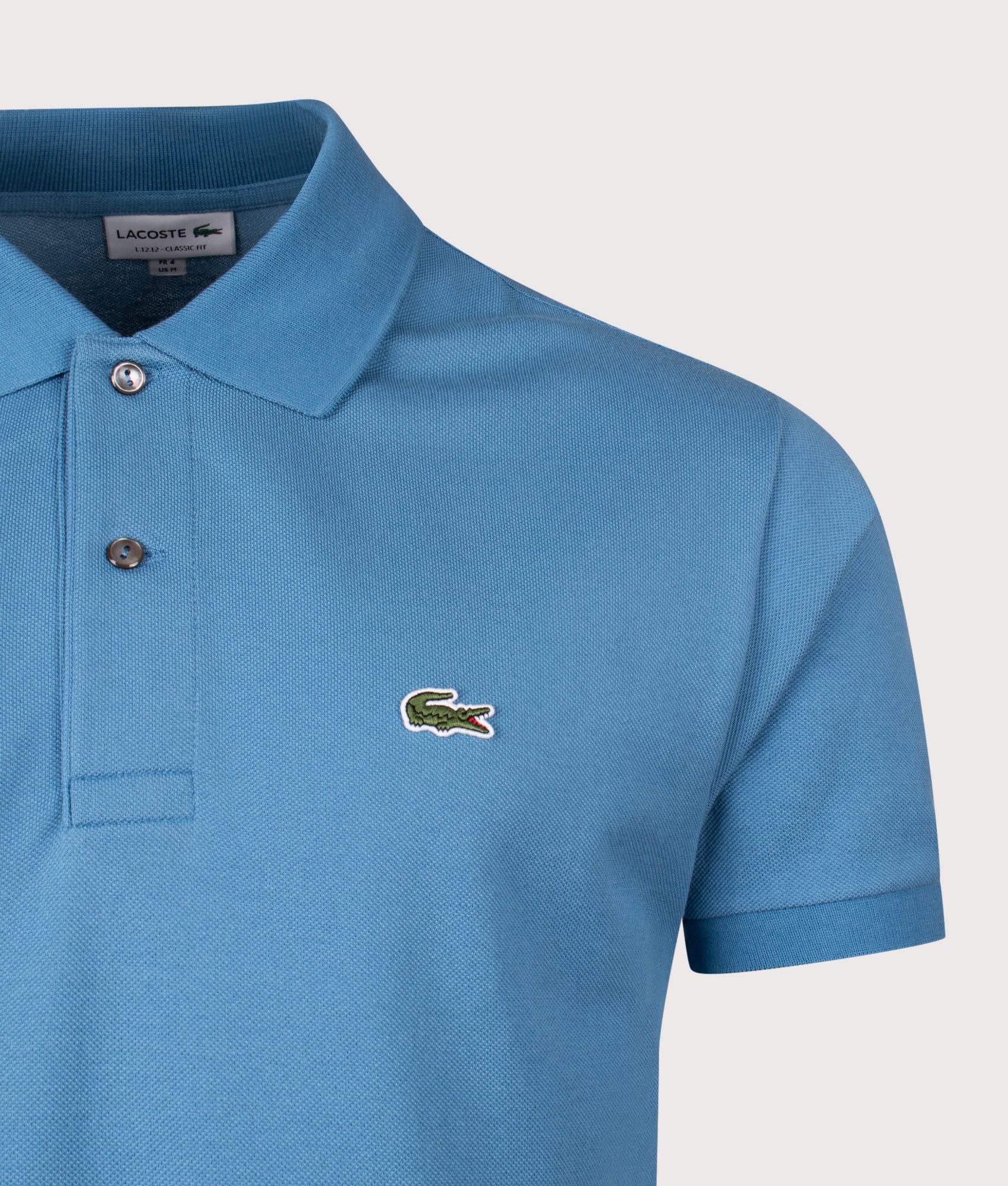 Classic Fit L1212 Croc Logo Polo Shirt - Image 2