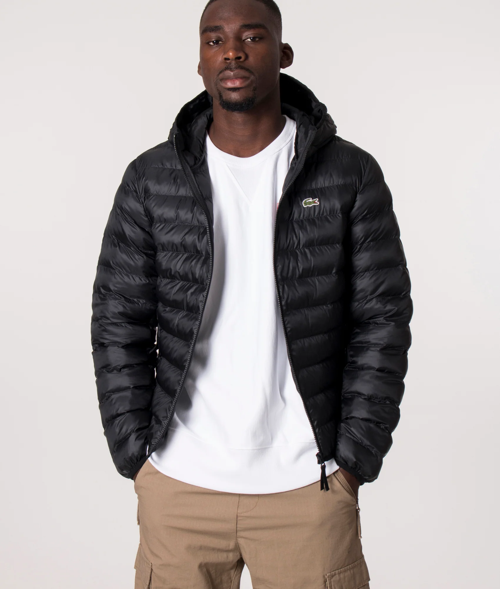 Quilted Hooded Short Jacket - Image 2