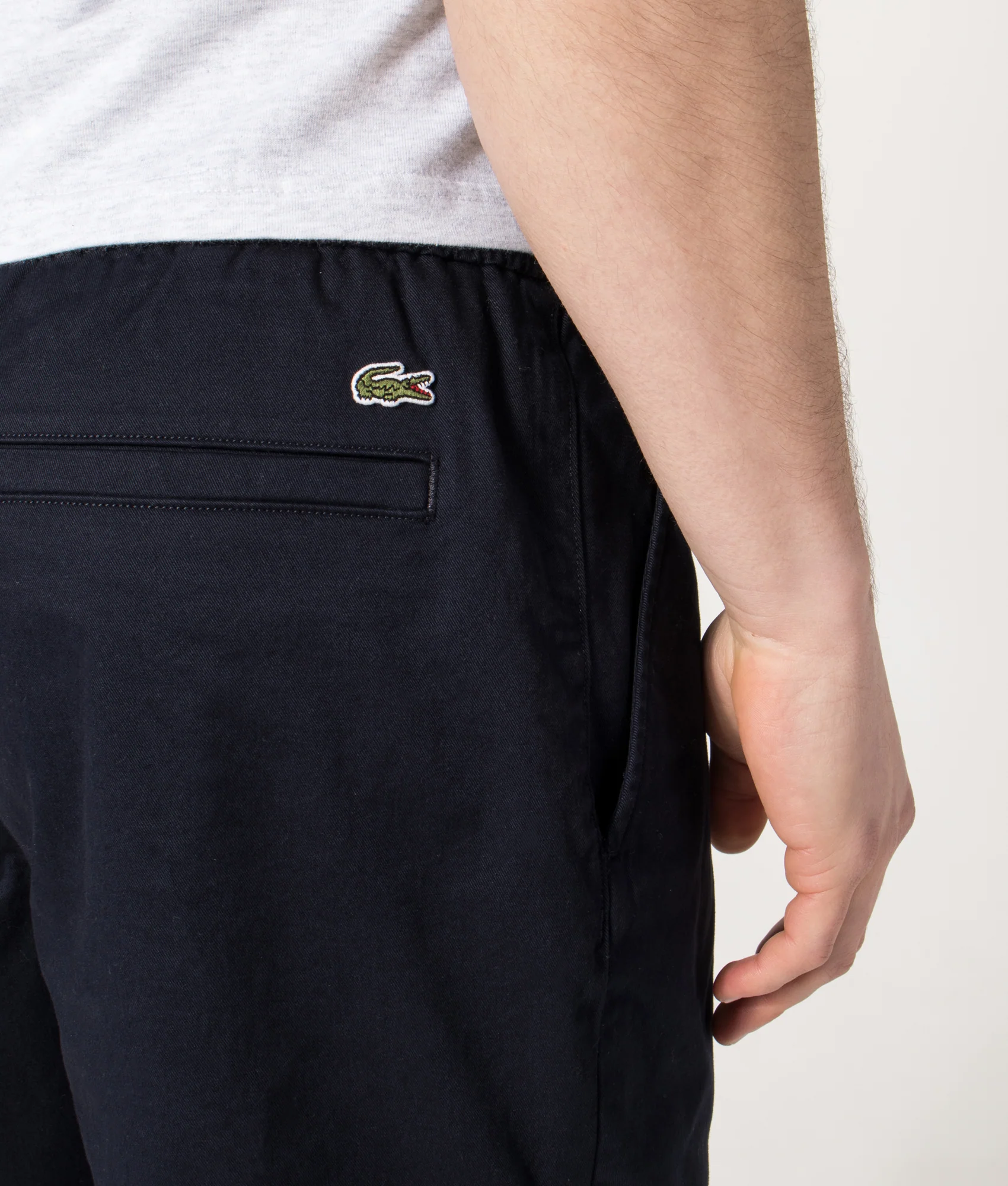 Regular Fit Stretch Cotton Chino Shorts - Image 2