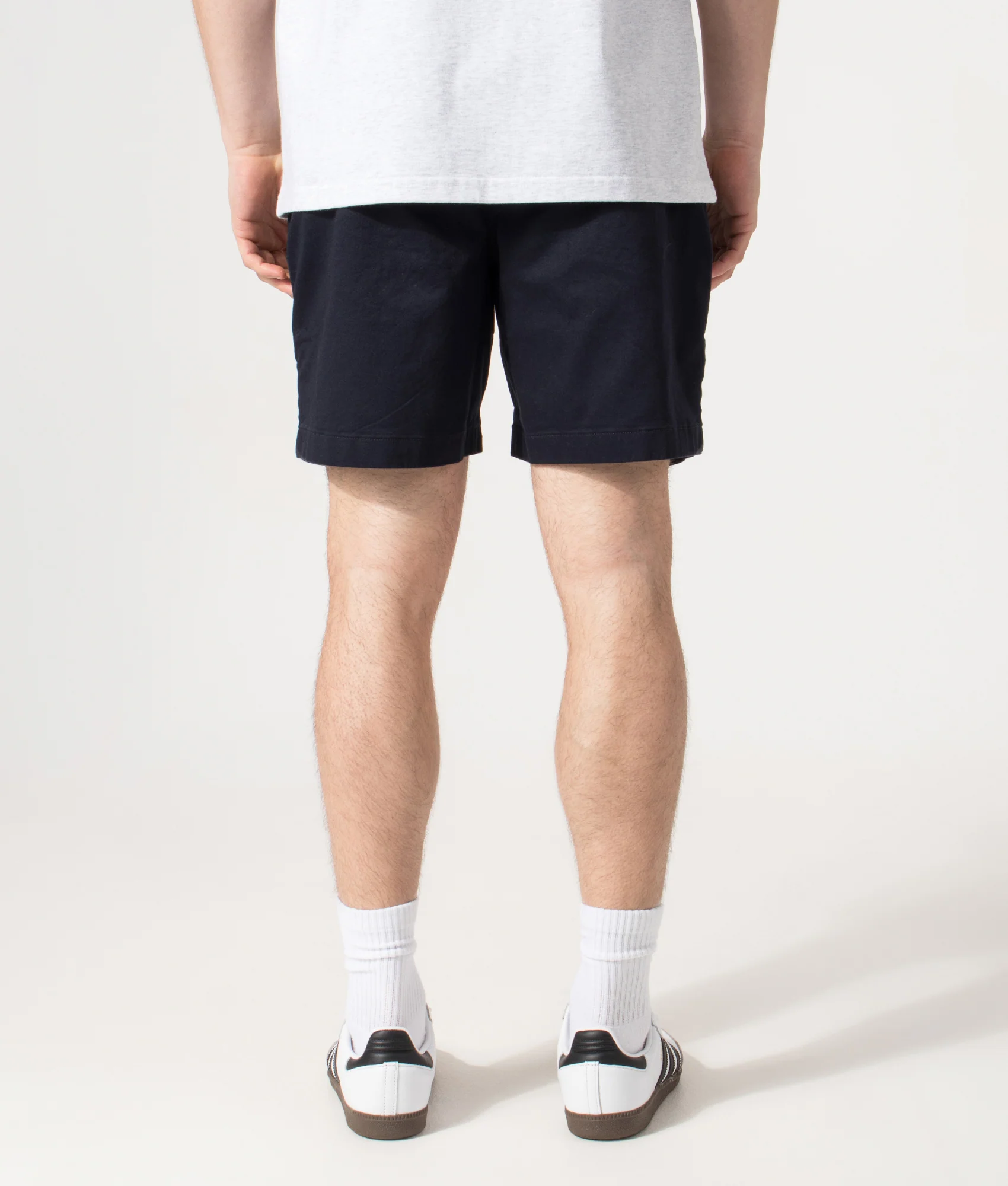 Regular Fit Stretch Cotton Chino Shorts - Image 5