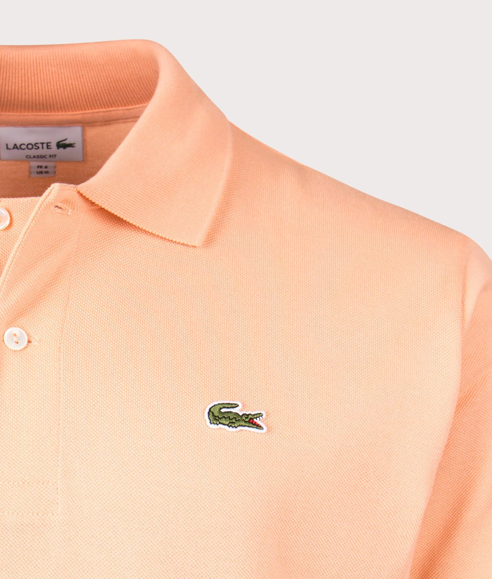 Classic Fit L1212 Croc Logo Polo Shirt - Image 2
