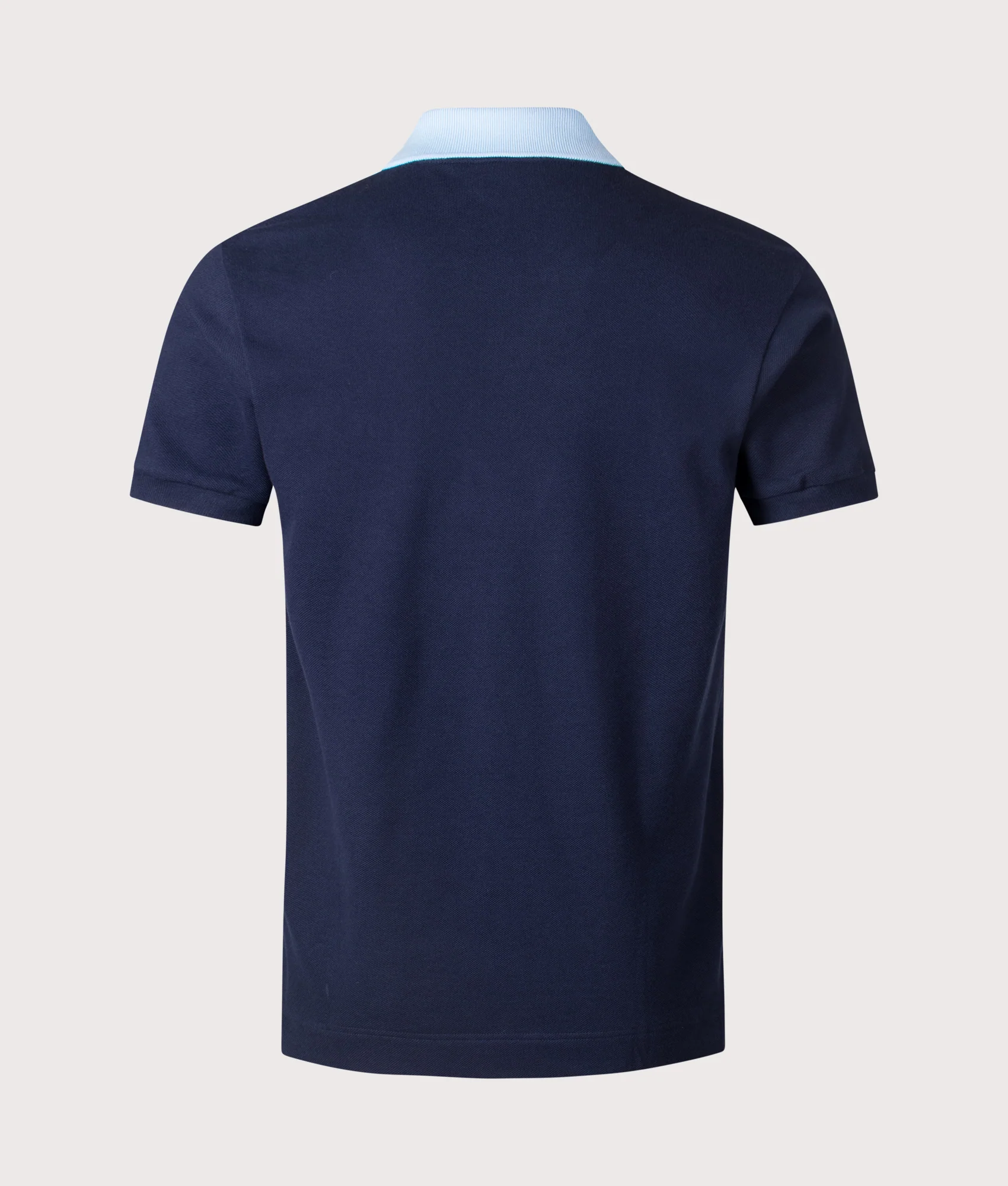 Ribbed Collar Polo Shirt - Image 3
