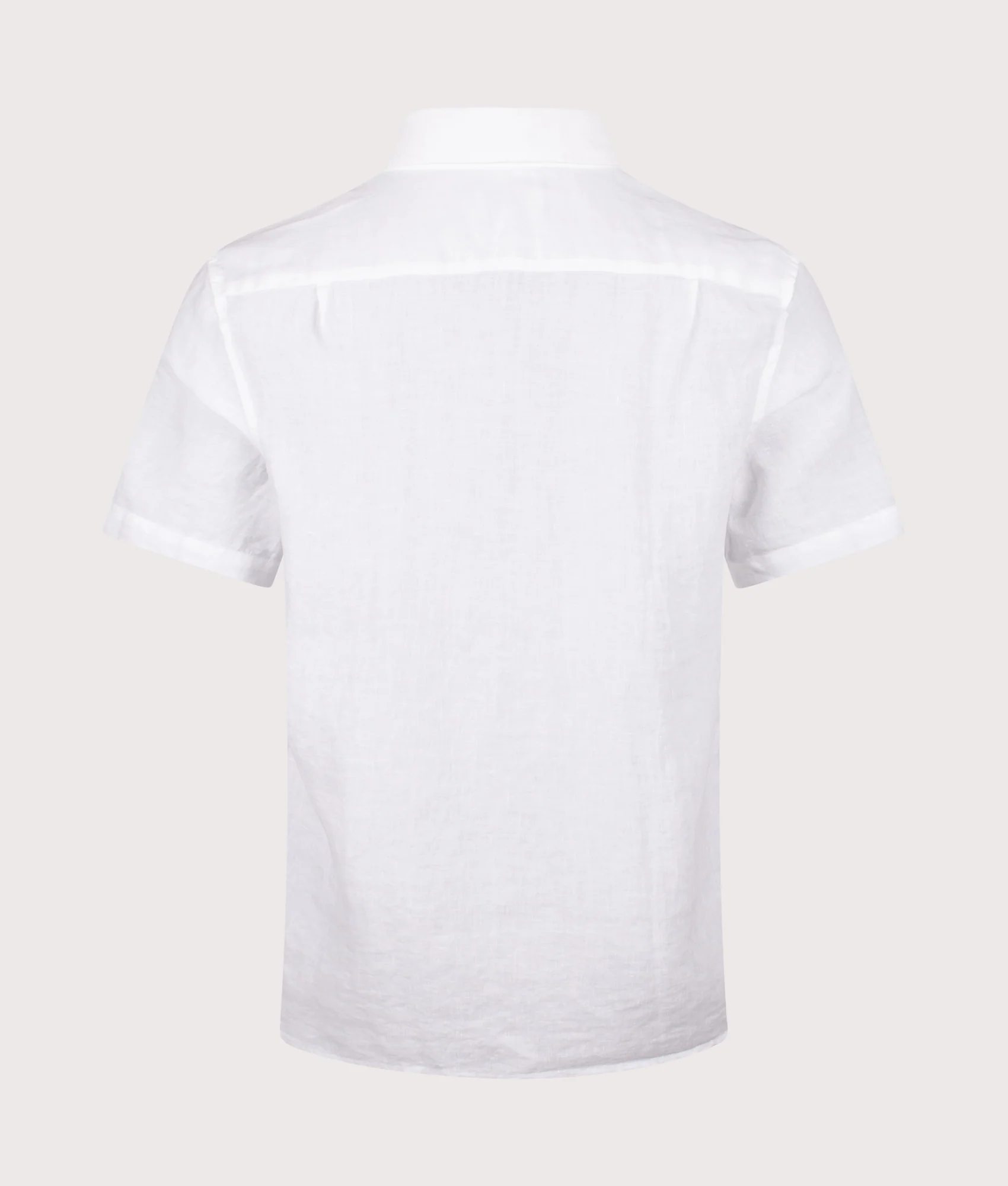 Short Sleeve Linen Shirt - Image 4