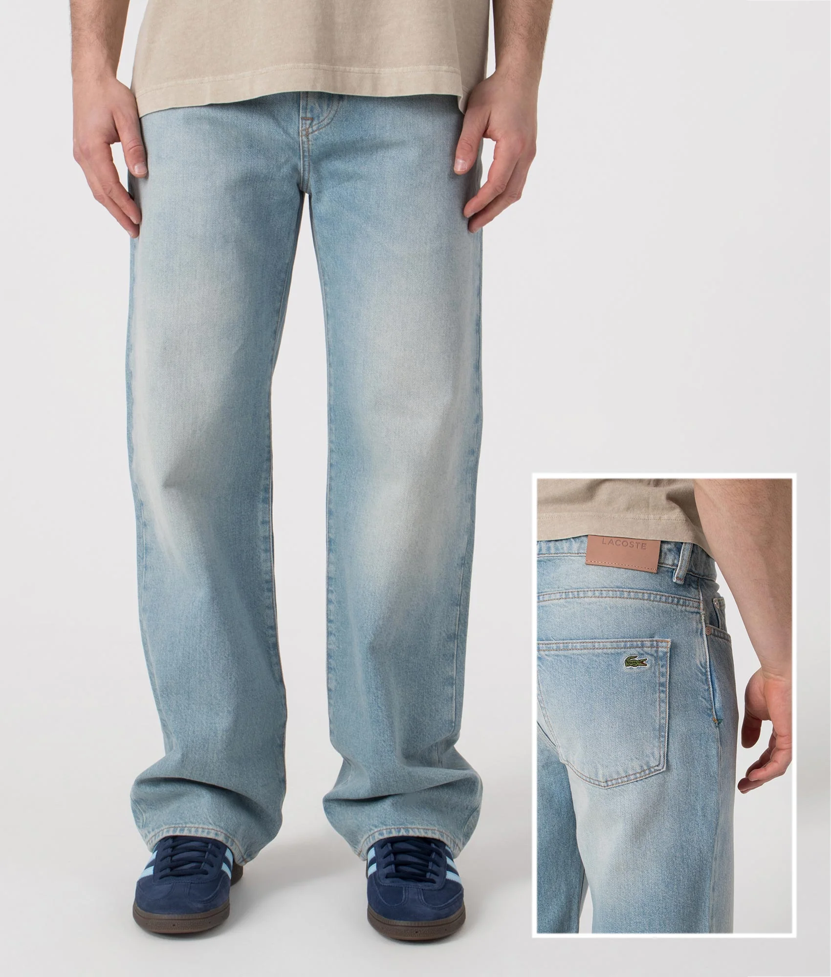 Straight Cut Indigo Jeans