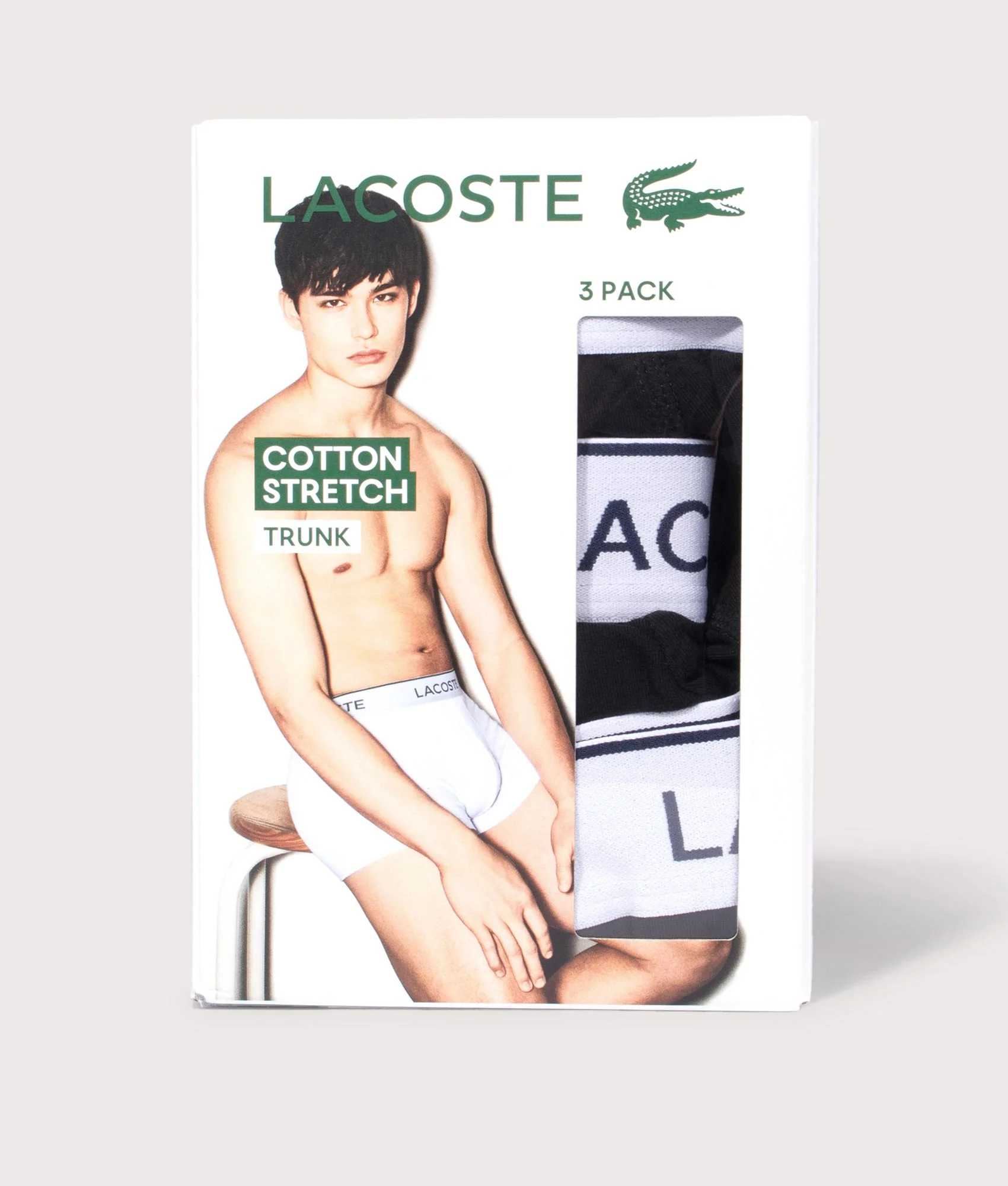 3 Pack Stretch Cotton Trunks - Image 2