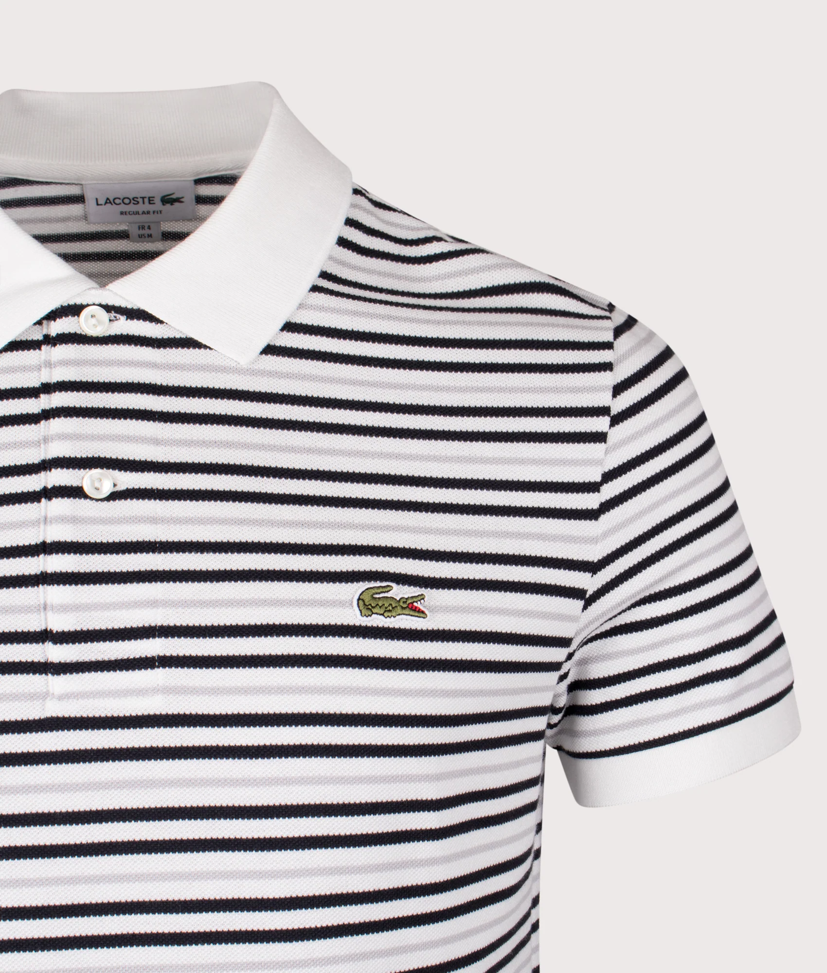 Striped Petit Piqué Polo Shirt - Image 2