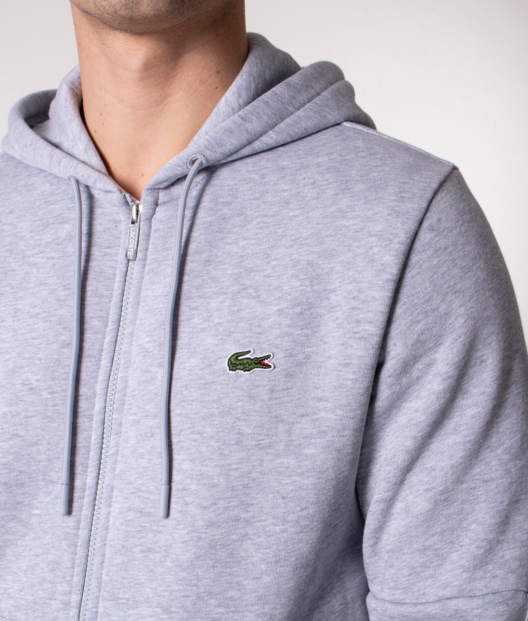 Tape Detail  Zip Through Hoodie - Image 2