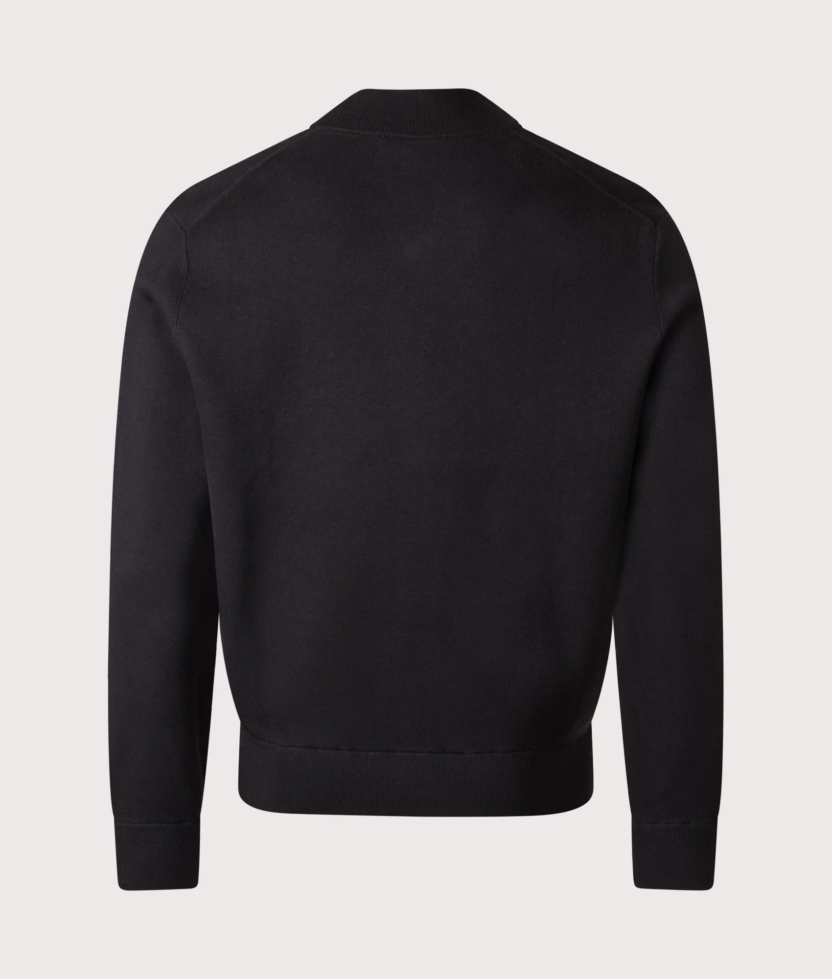 Zip Through Double Knit Bomber Jacket - Image 3