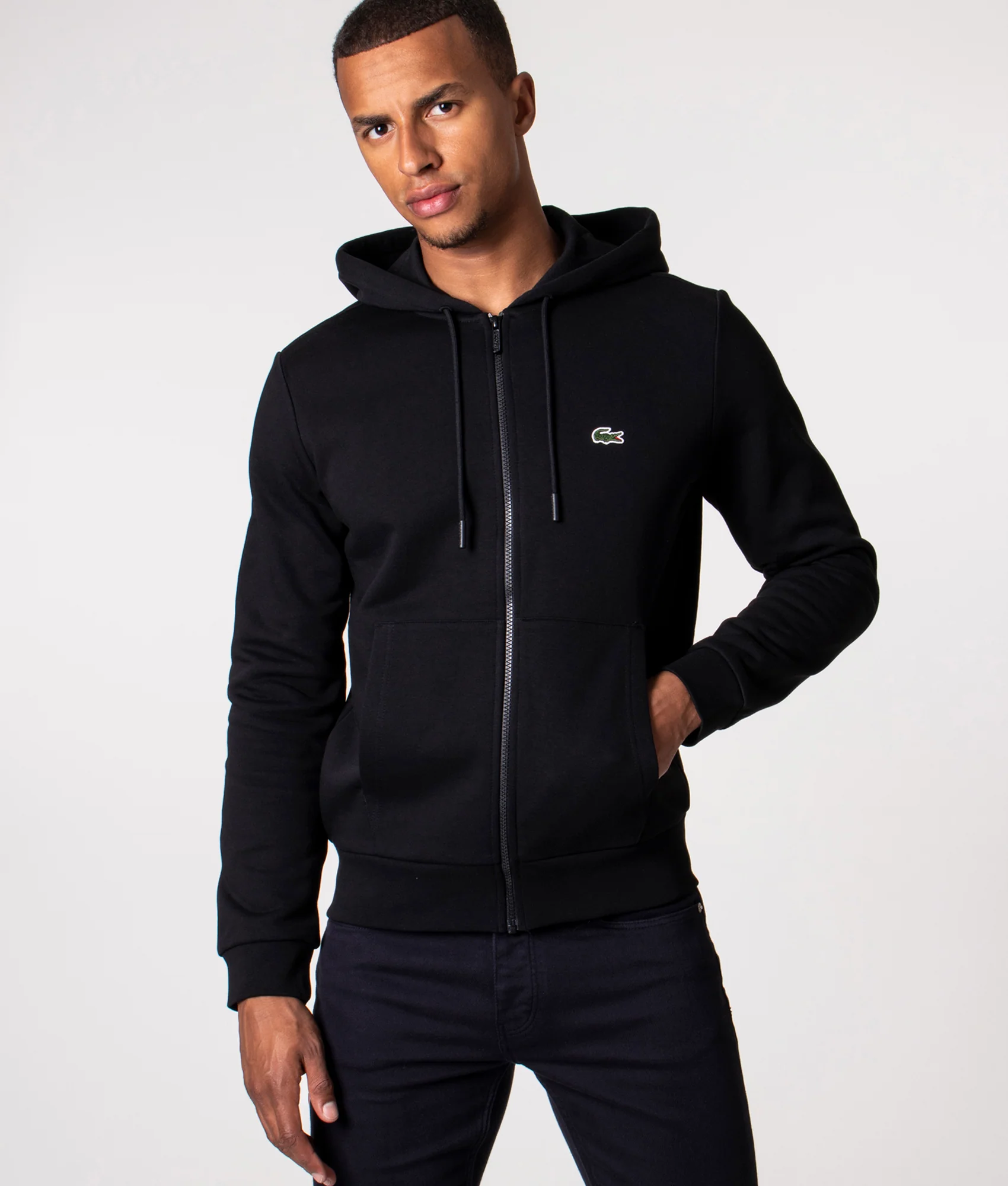 Zip Through Logo Hoodie - Image 4