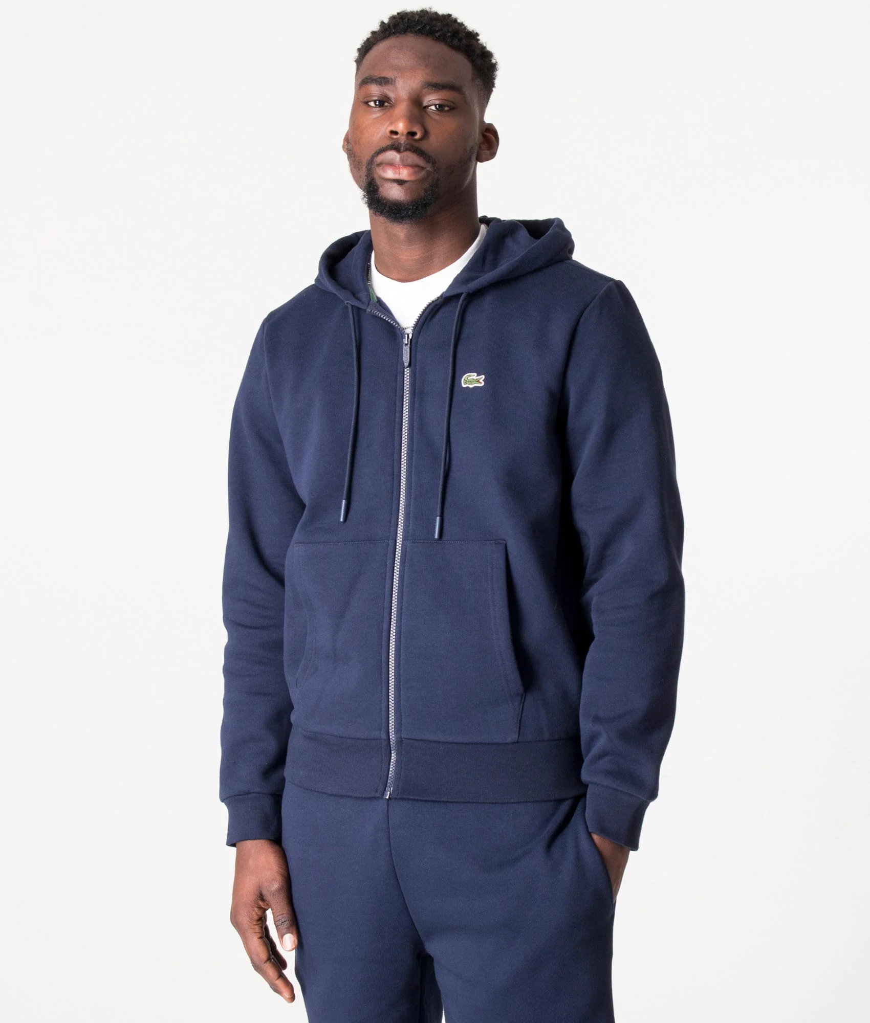 Zip Through Logo Hoodie - Image 4