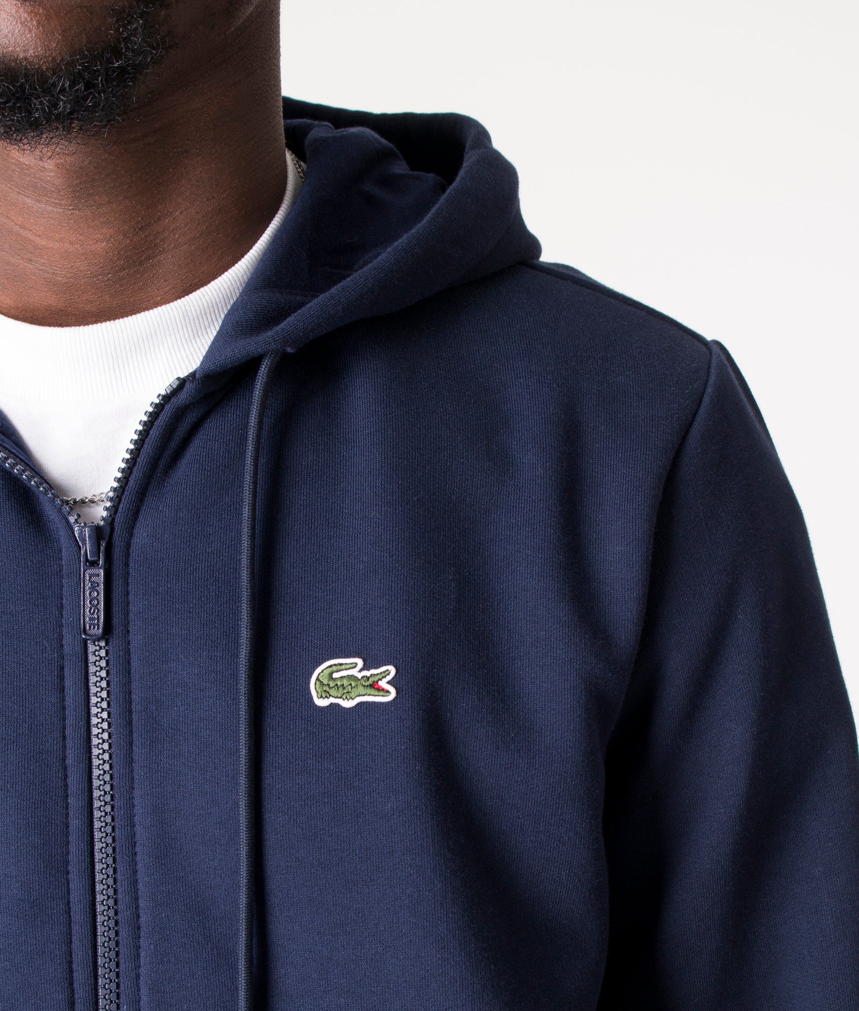 Zip Through Logo Hoodie - Image 6