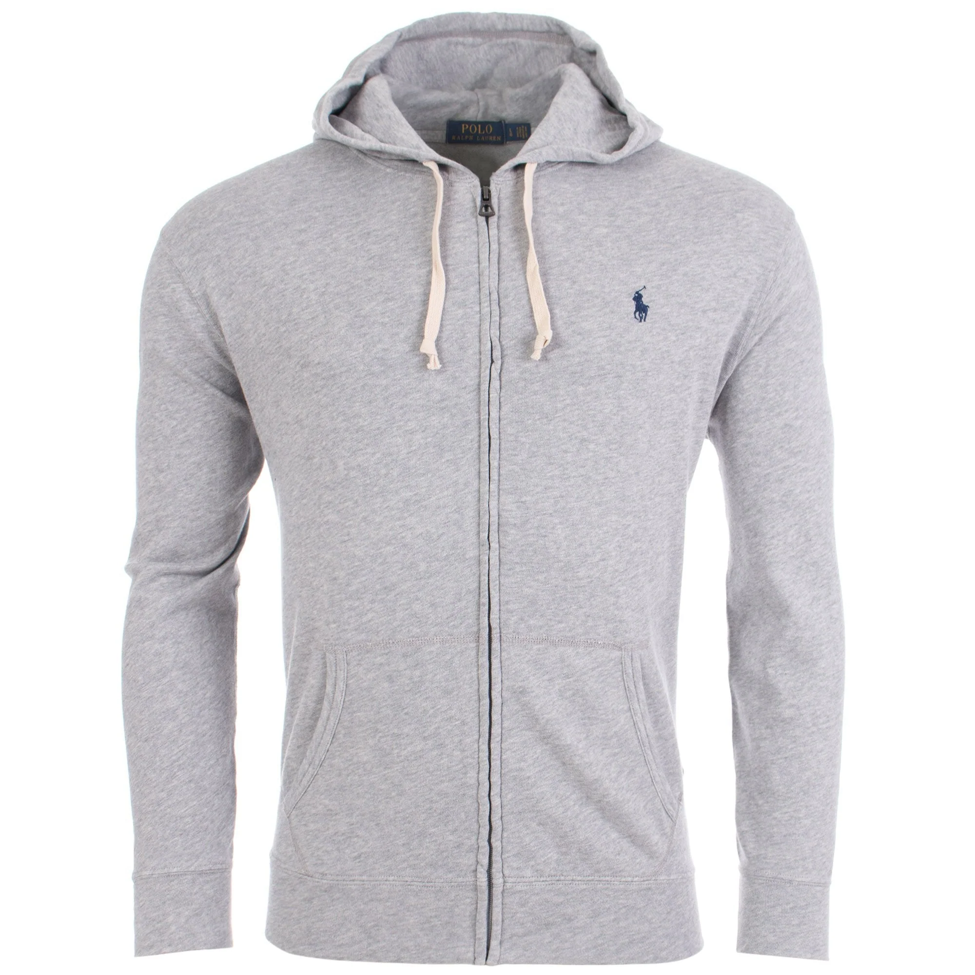 Lightweight Classic Fit Spa Terry Zip Hoodie
