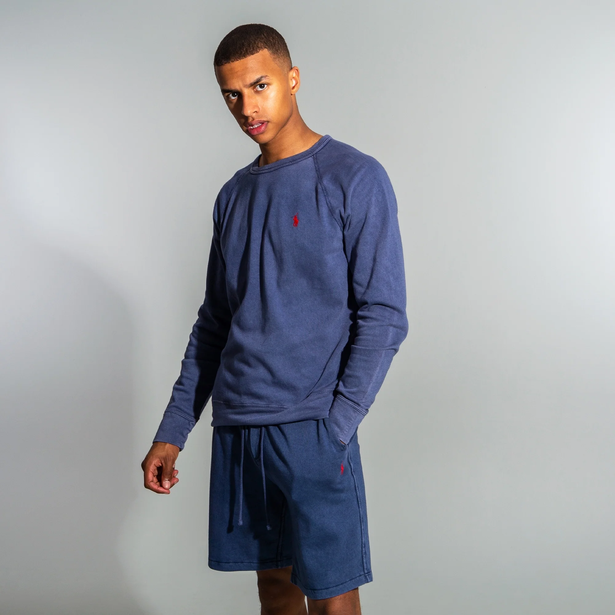 Lightweight Washed Cotton Spa Terry Sweatshirt - Image 2