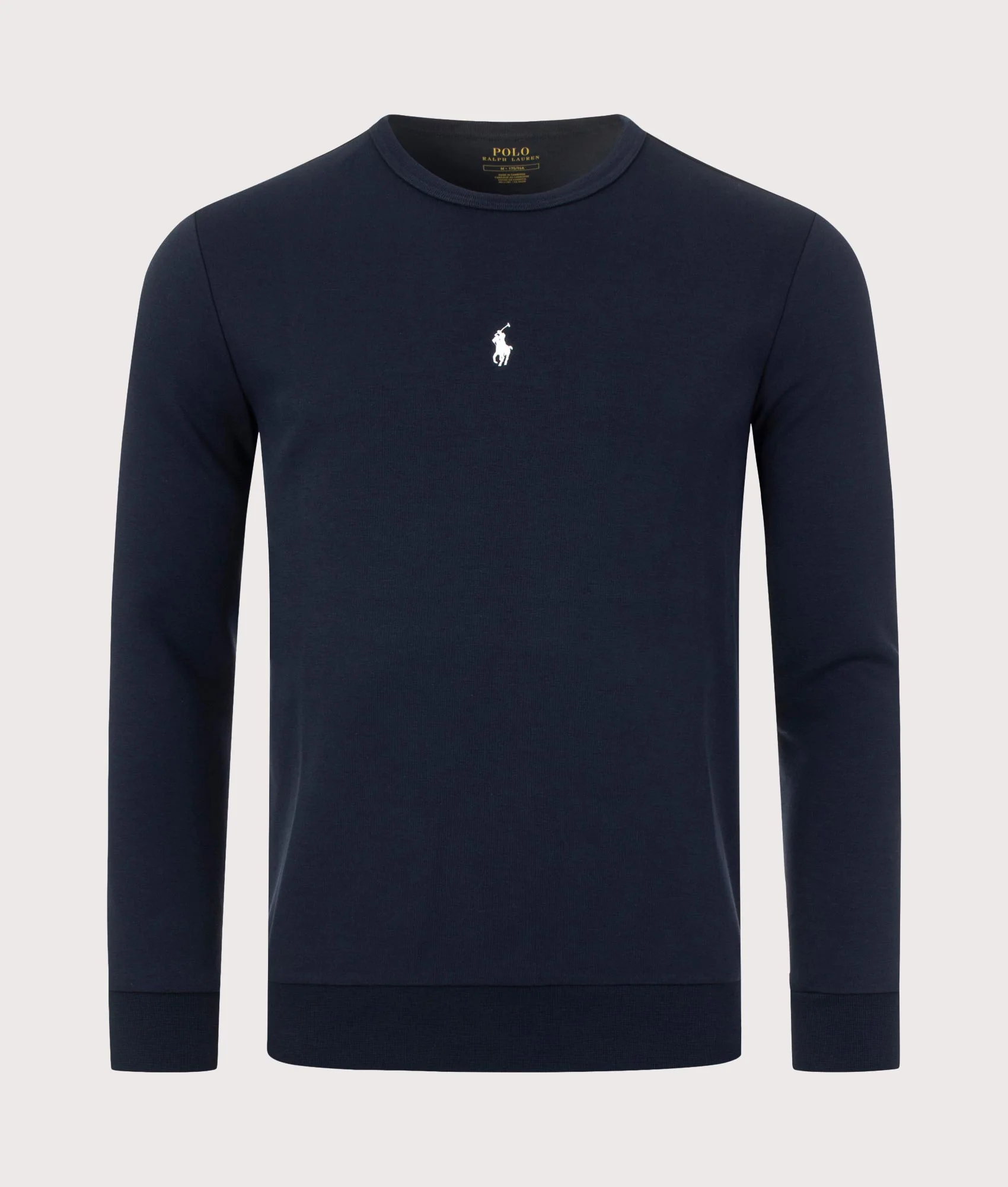 Relaxed Fit Double Knit Centre Logo Sweatshirt