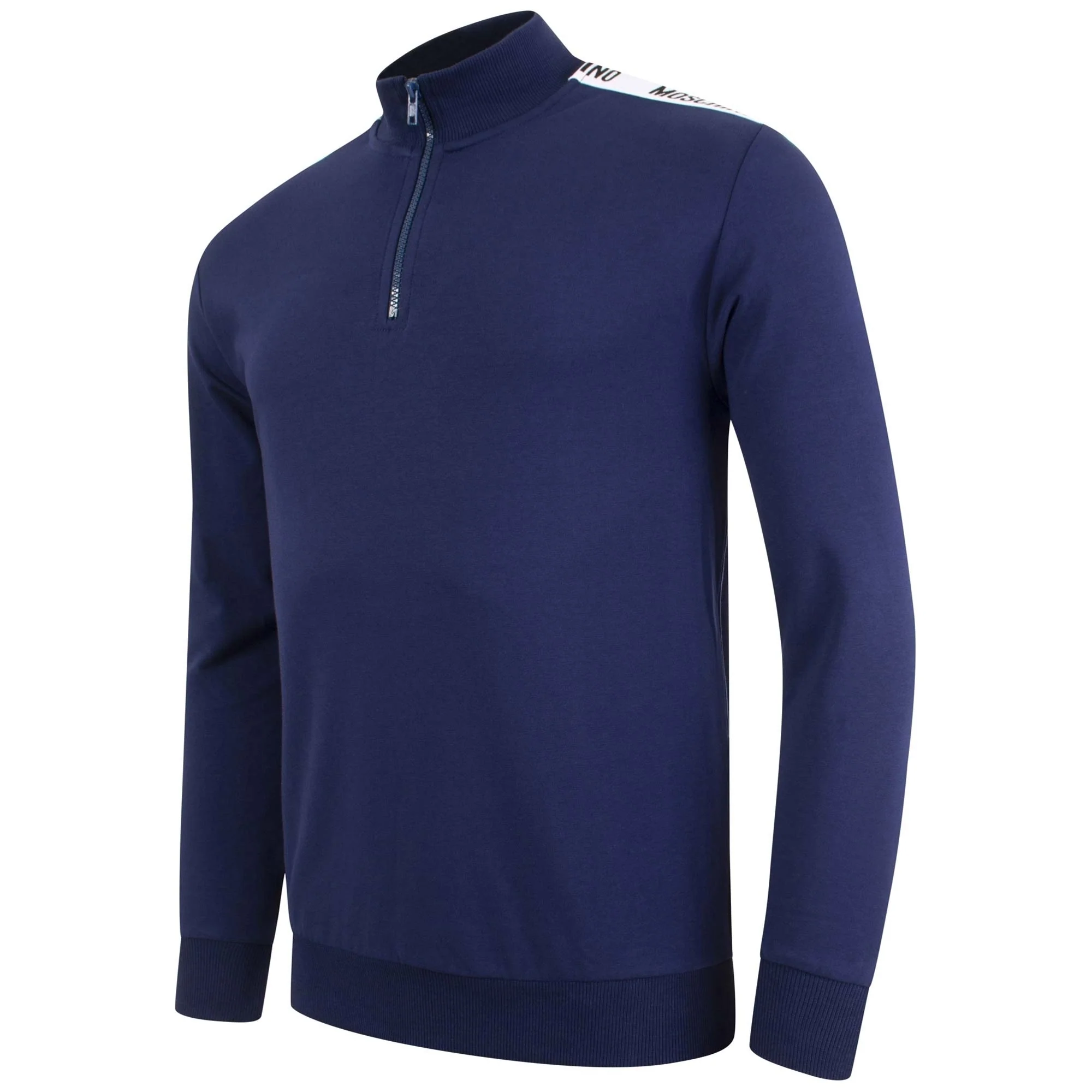 Logo Taped Shoulder 1/4 Zip Sweat