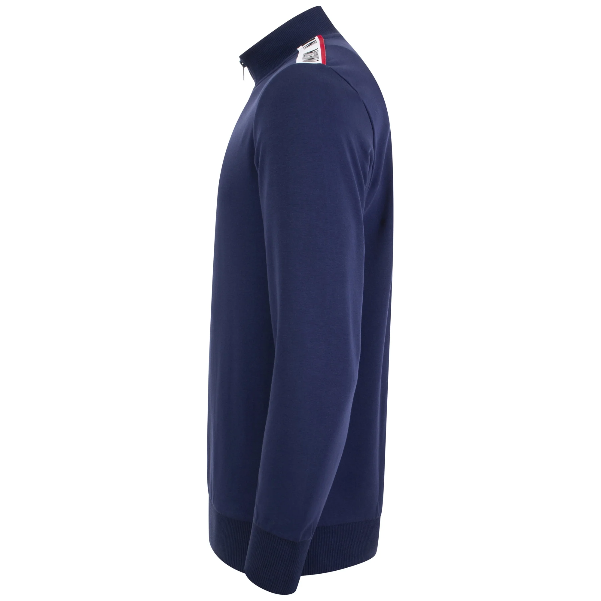 Logo Taped Shoulder 1/4 Zip Sweat - Image 4