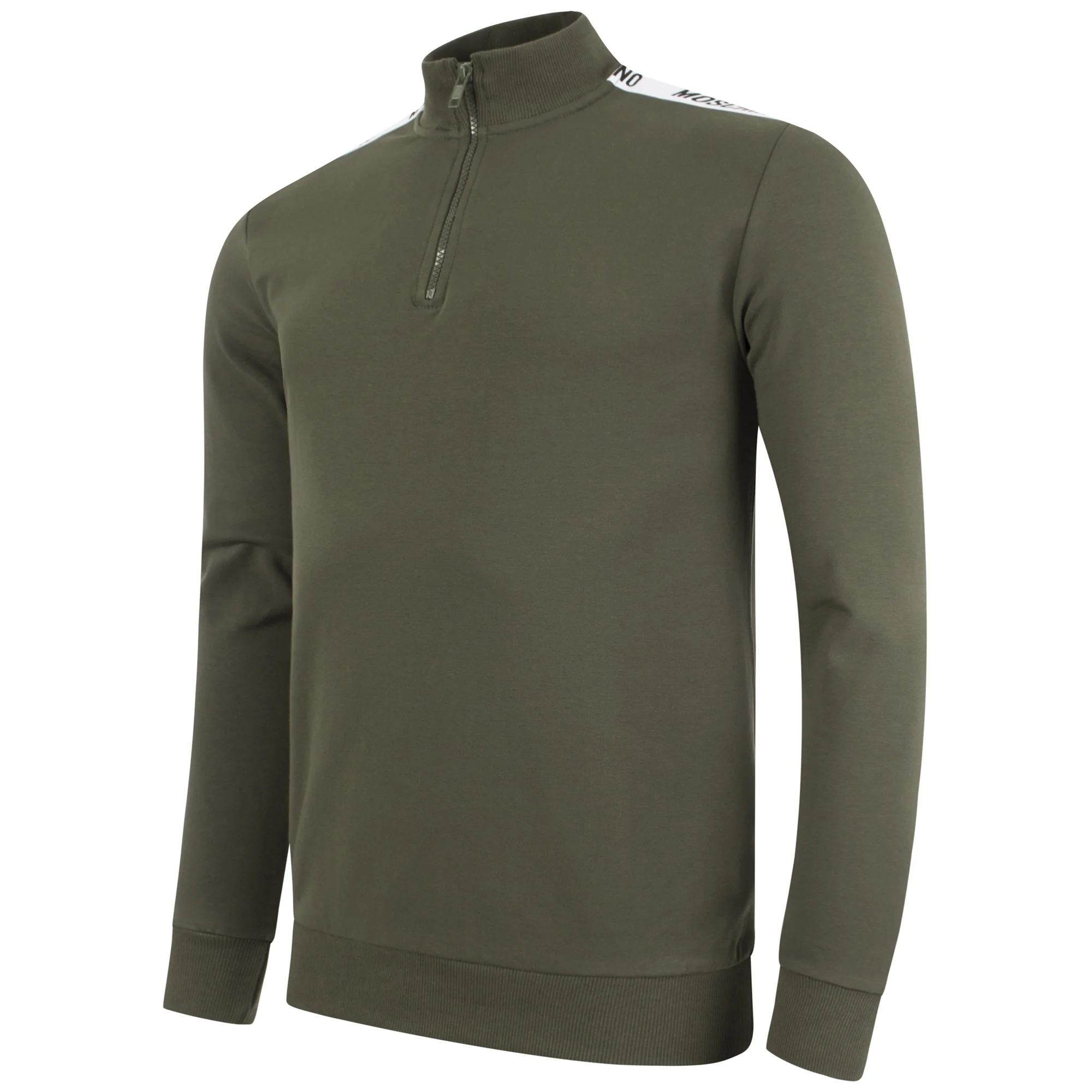 Logo Taped Shoulder 1/4 Zip Sweat