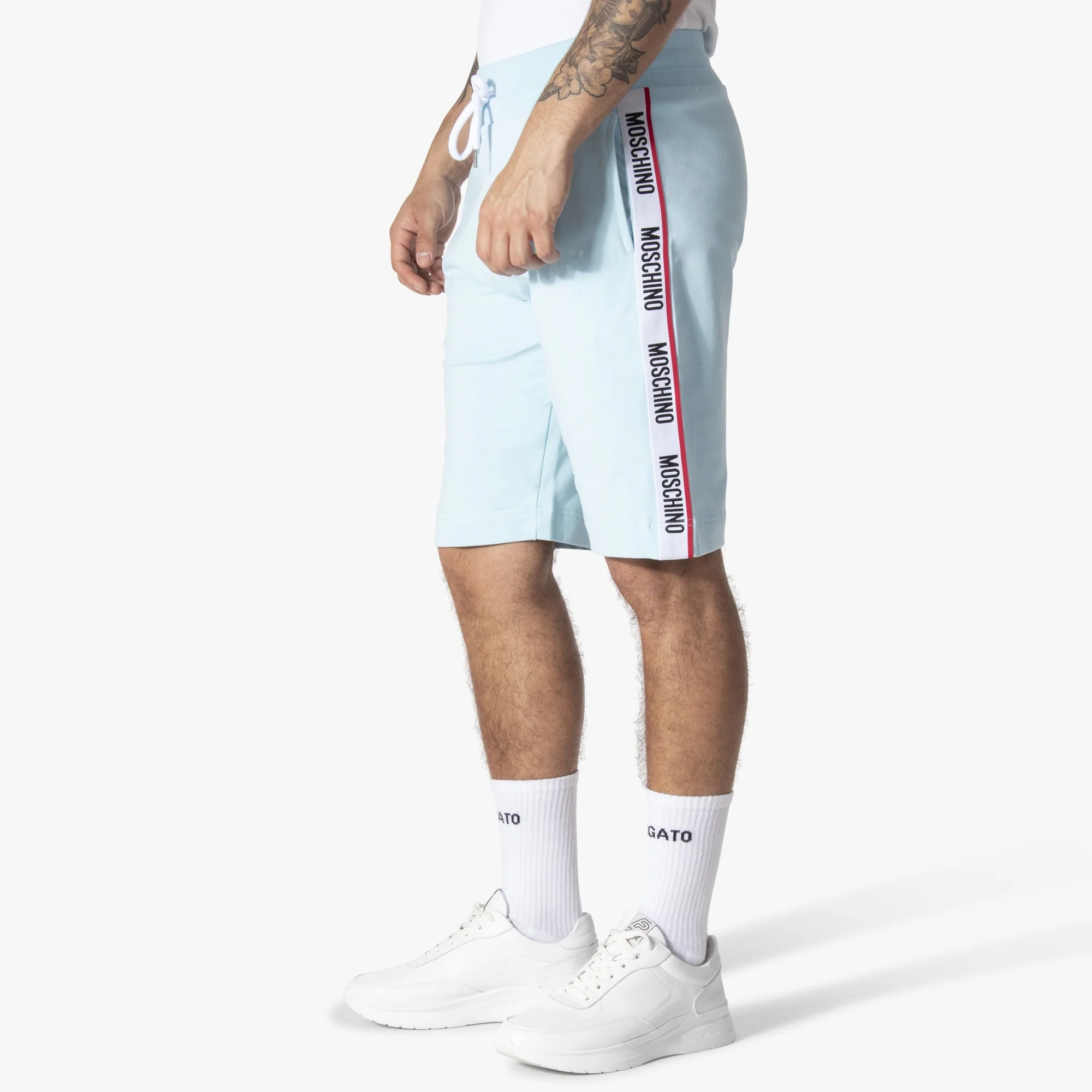 Logo Taped Sweat Shorts