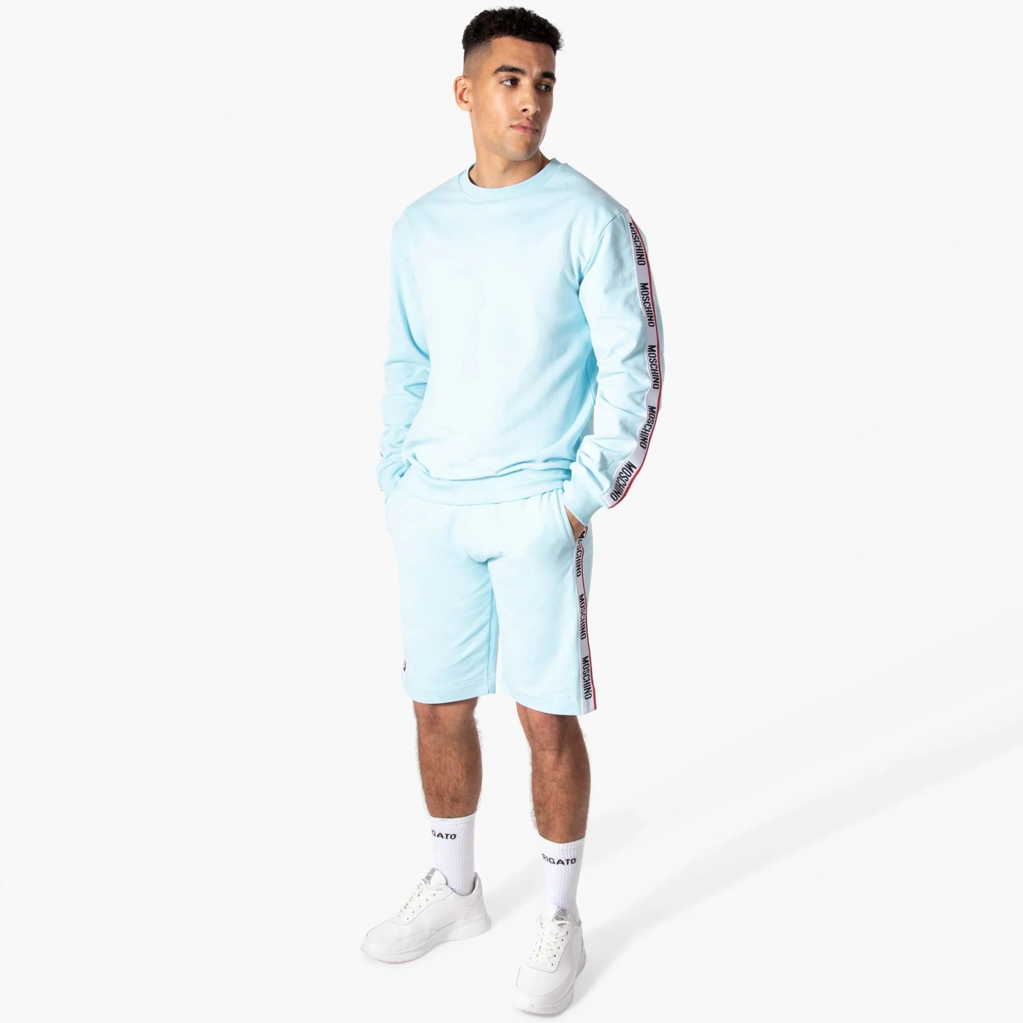 Logo Taped Sweat Shorts - Image 5
