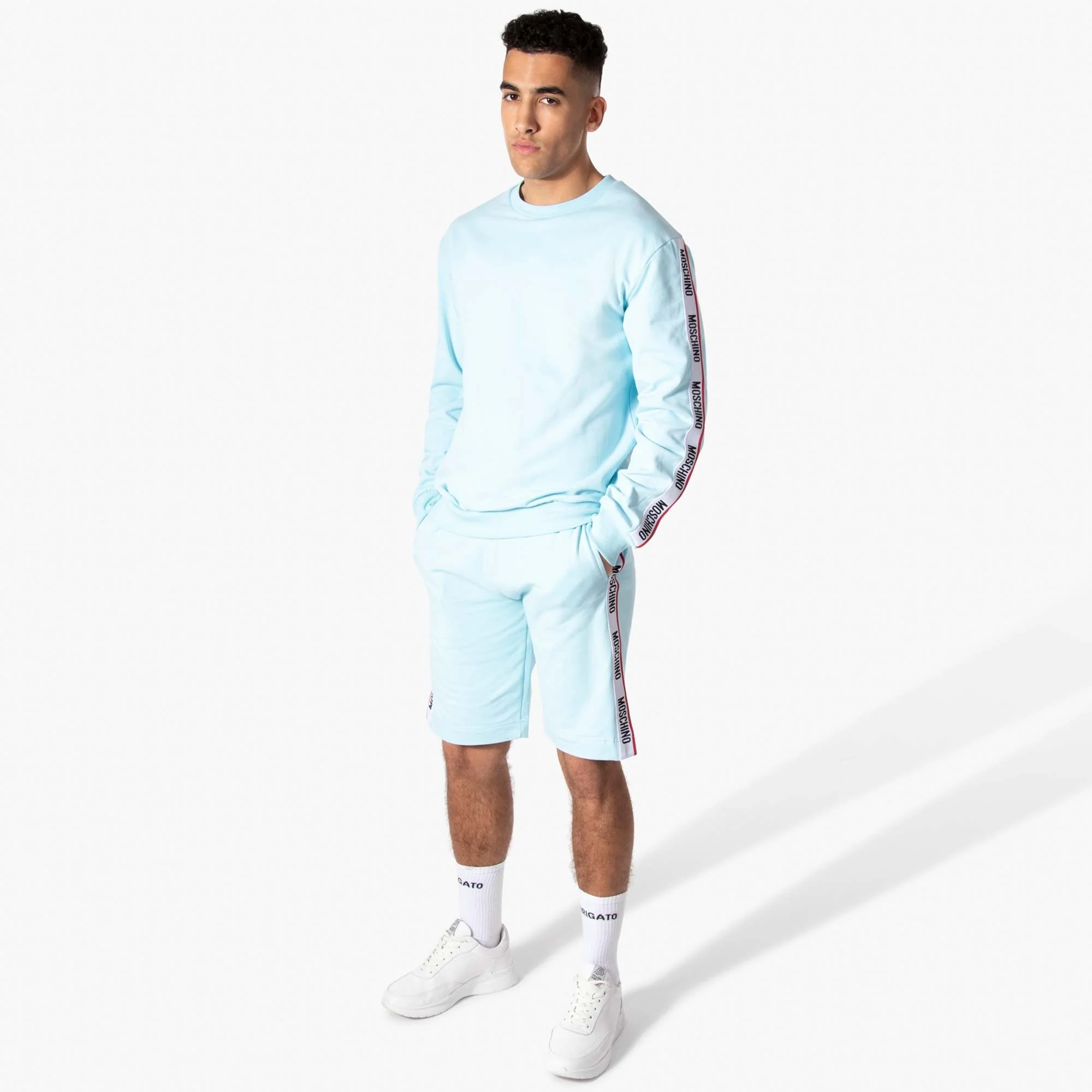 Logo Taped Sweat Shorts - Image 6