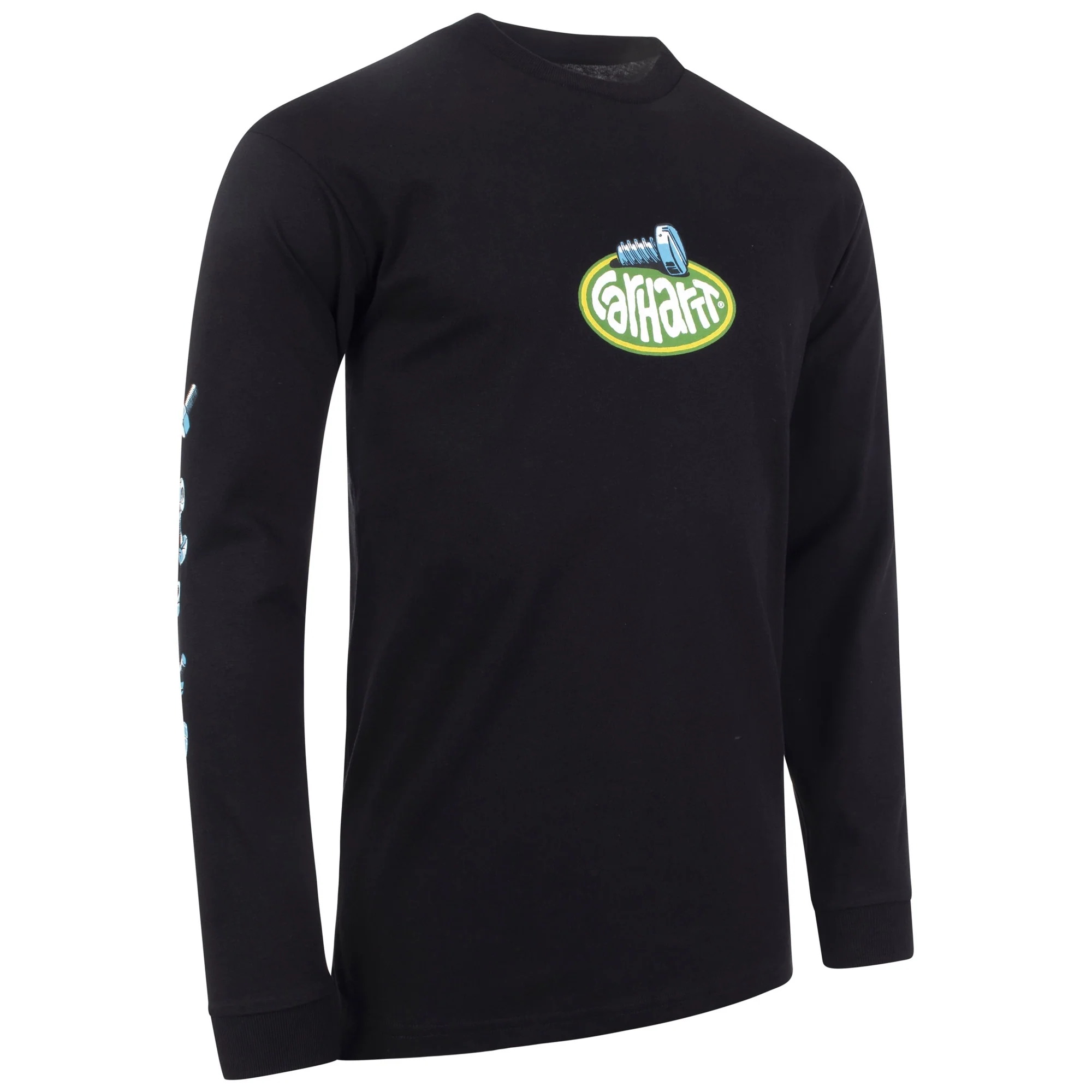 Long Sleeve Loose fit Screw Graphic T-Shirt - Image 4