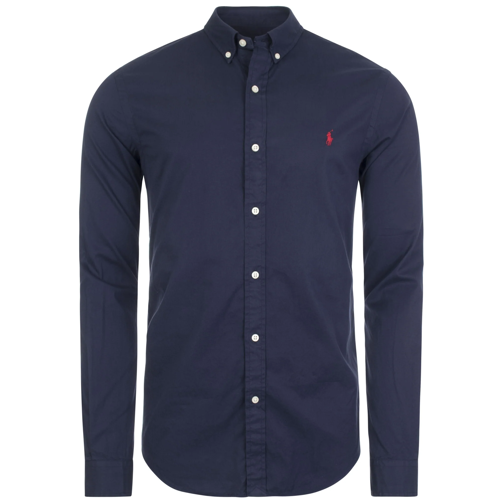 Long Sleeve Slim Fit Twill Sport Shirt