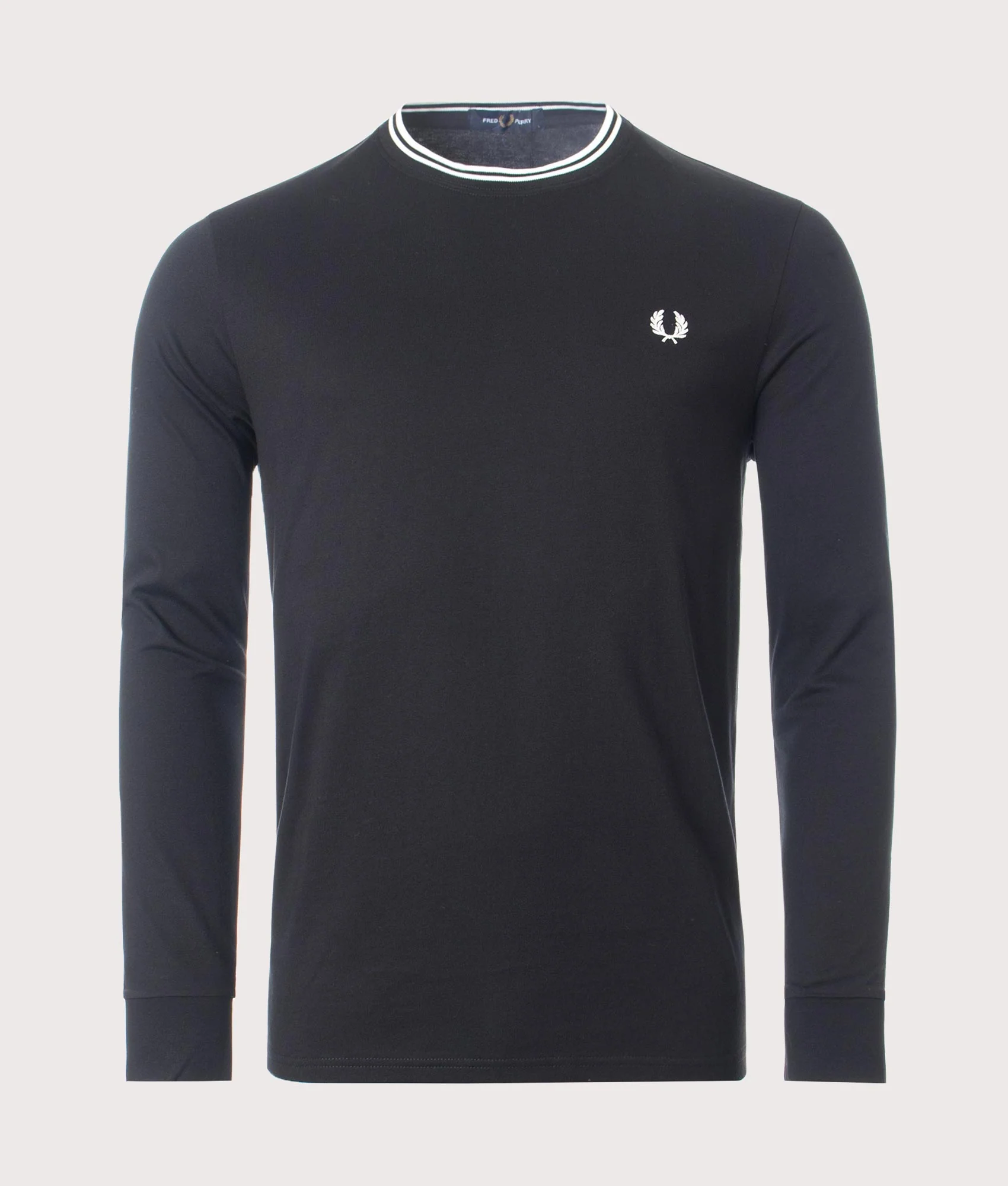 Regular Fit Long Sleeve Twin Tipped T-Shirt