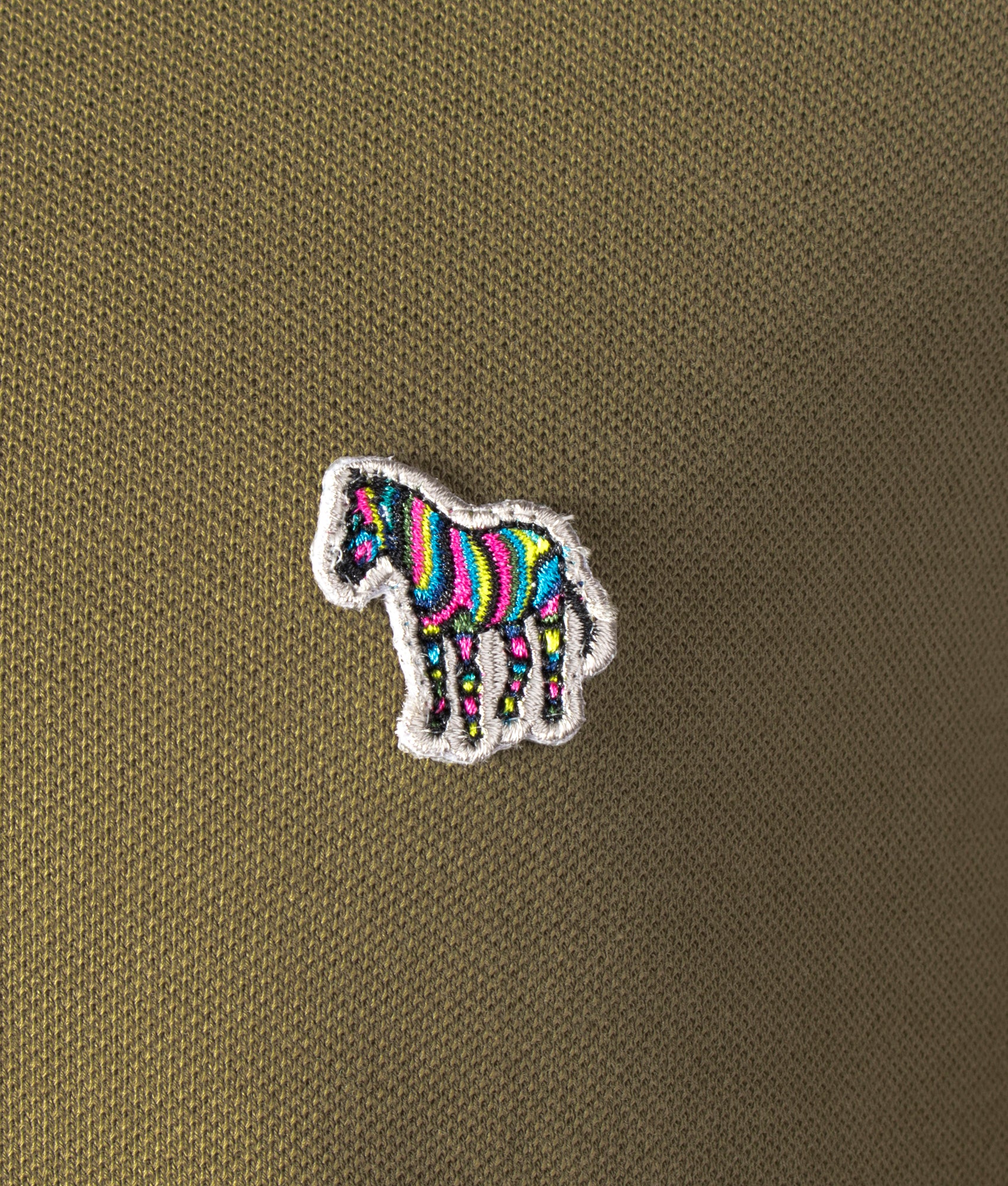 Regular Fit Long Sleeve Zebra Logo Polo Shirt - Image 2