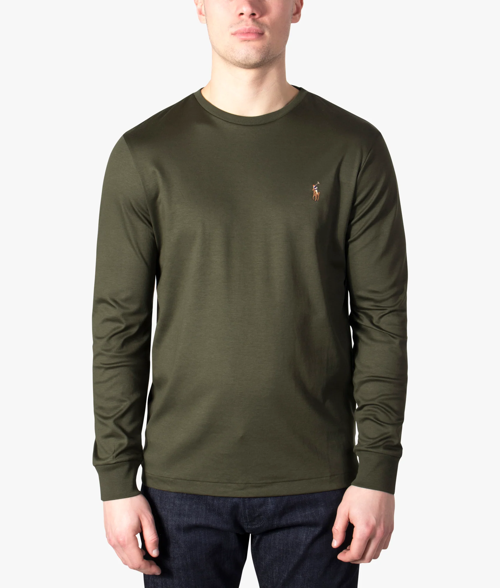 Custom Slim Fit Interlock Long Sleeve T-Shirt